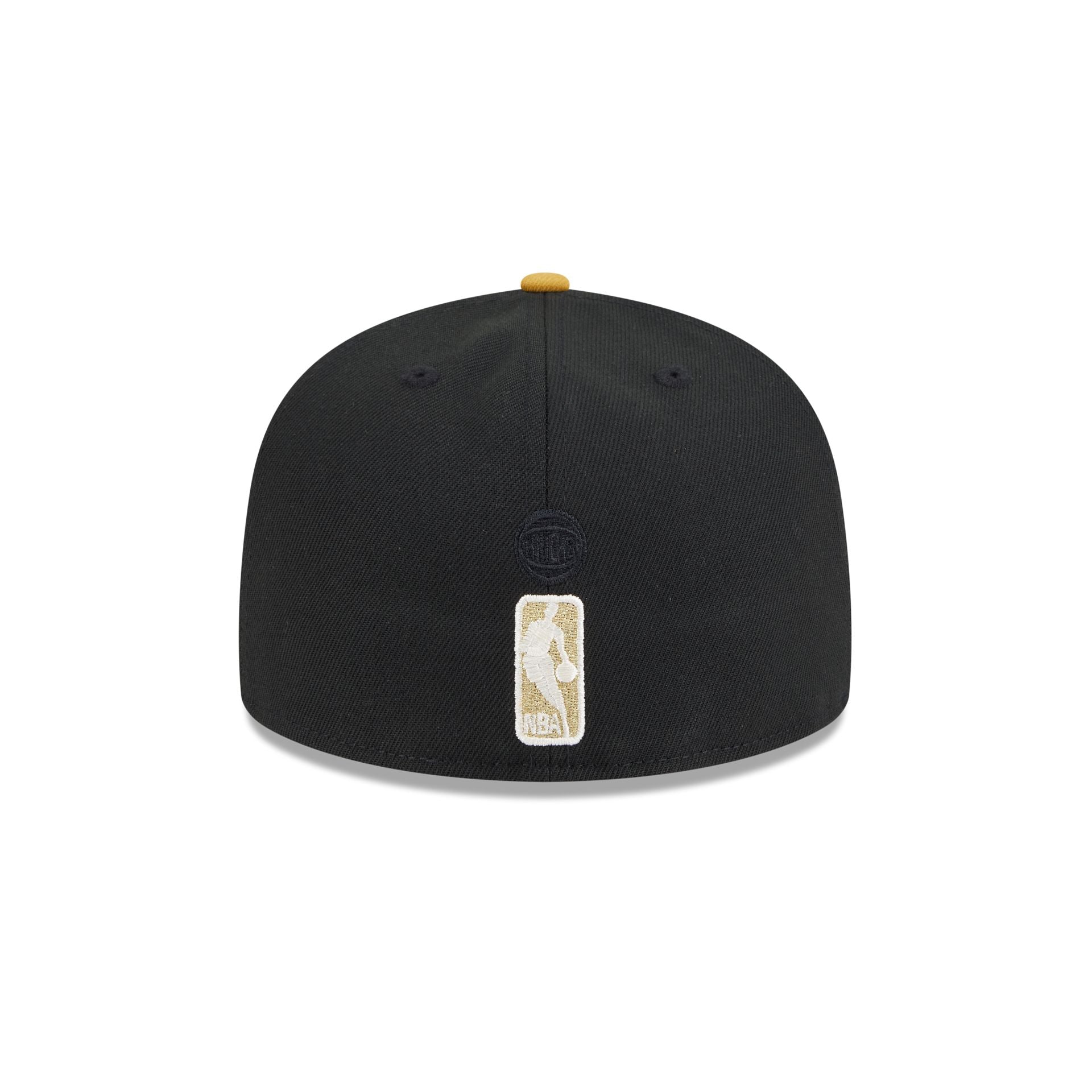 New York Knicks Metallic Gold Logo 59FIFTY Fitted Hat - Image 6