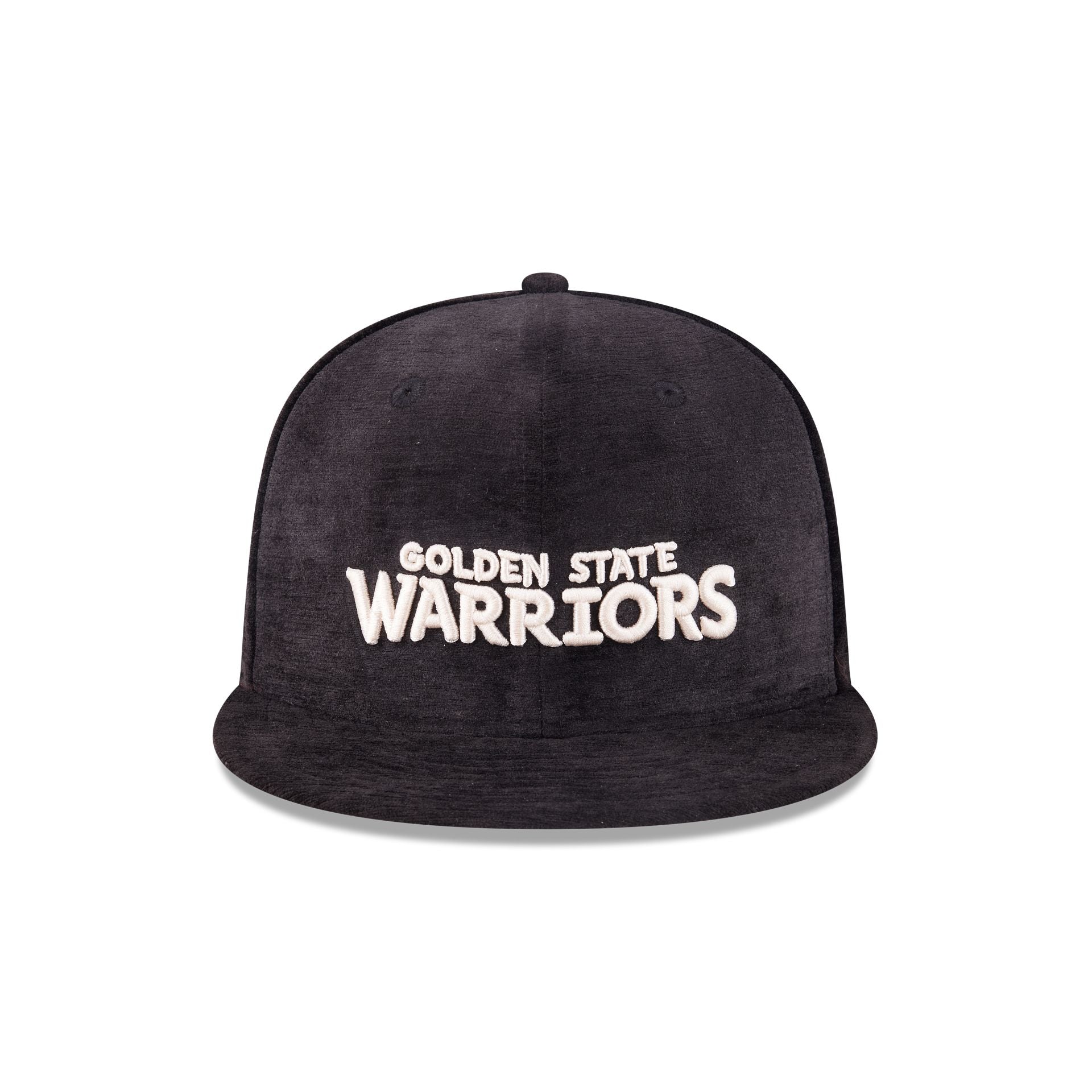 Golden State Warriors Black Velvet 59FIFTY Fitted Hat - Image 2
