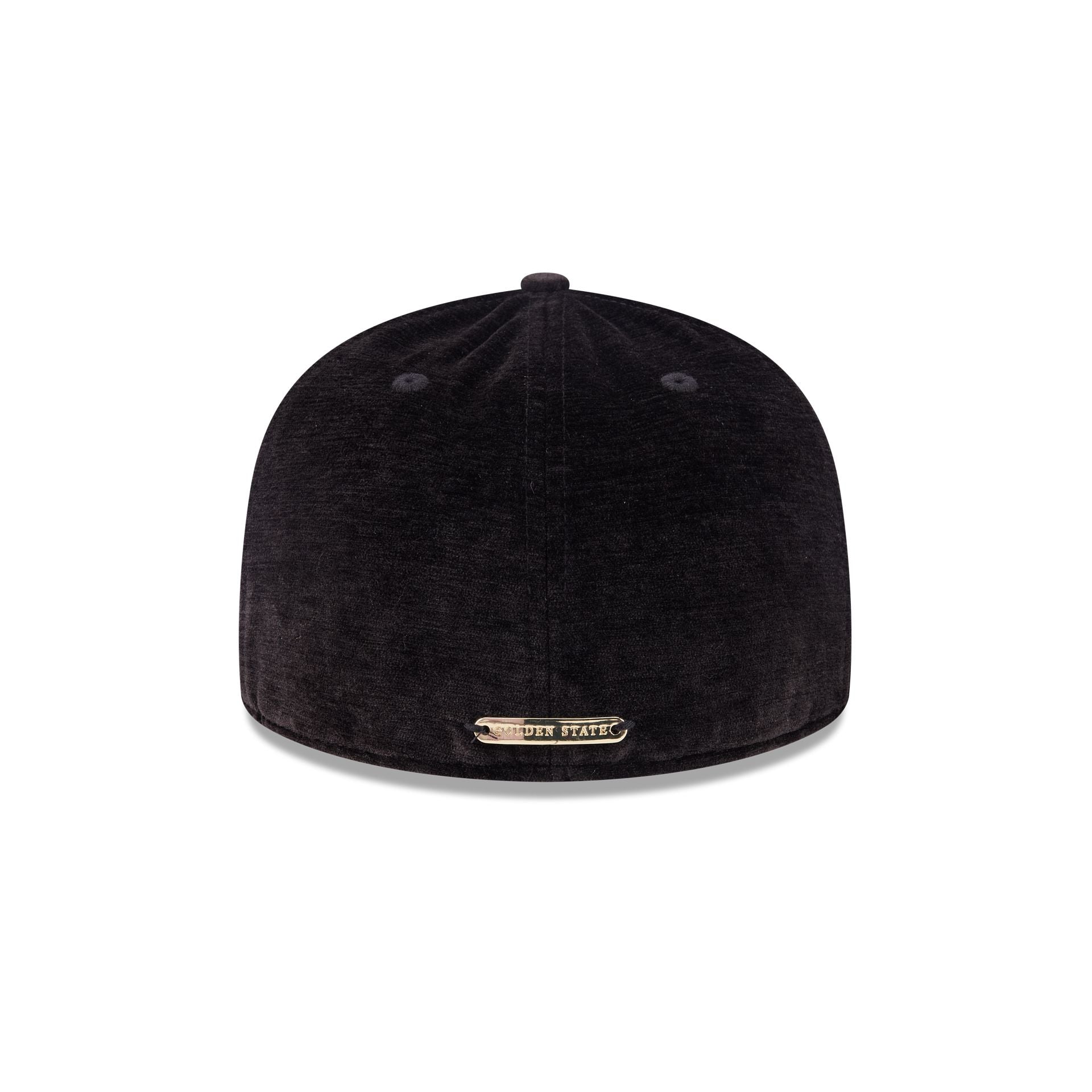Golden State Warriors Black Velvet 59FIFTY Fitted Hat - Image 6
