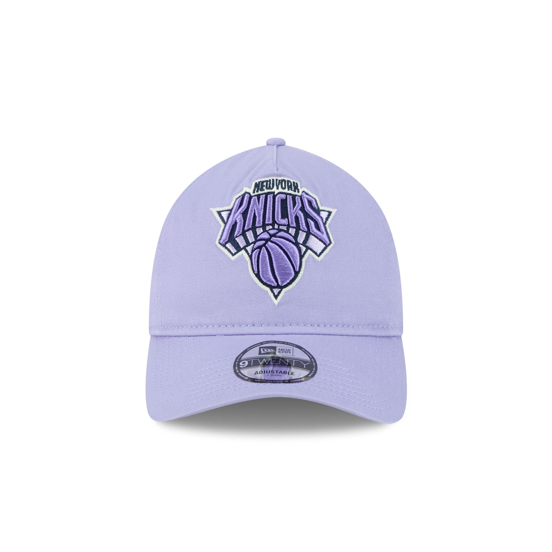 New York Knicks Lavender 9TWENTY A-Frame Adjustable Hat - Image 2