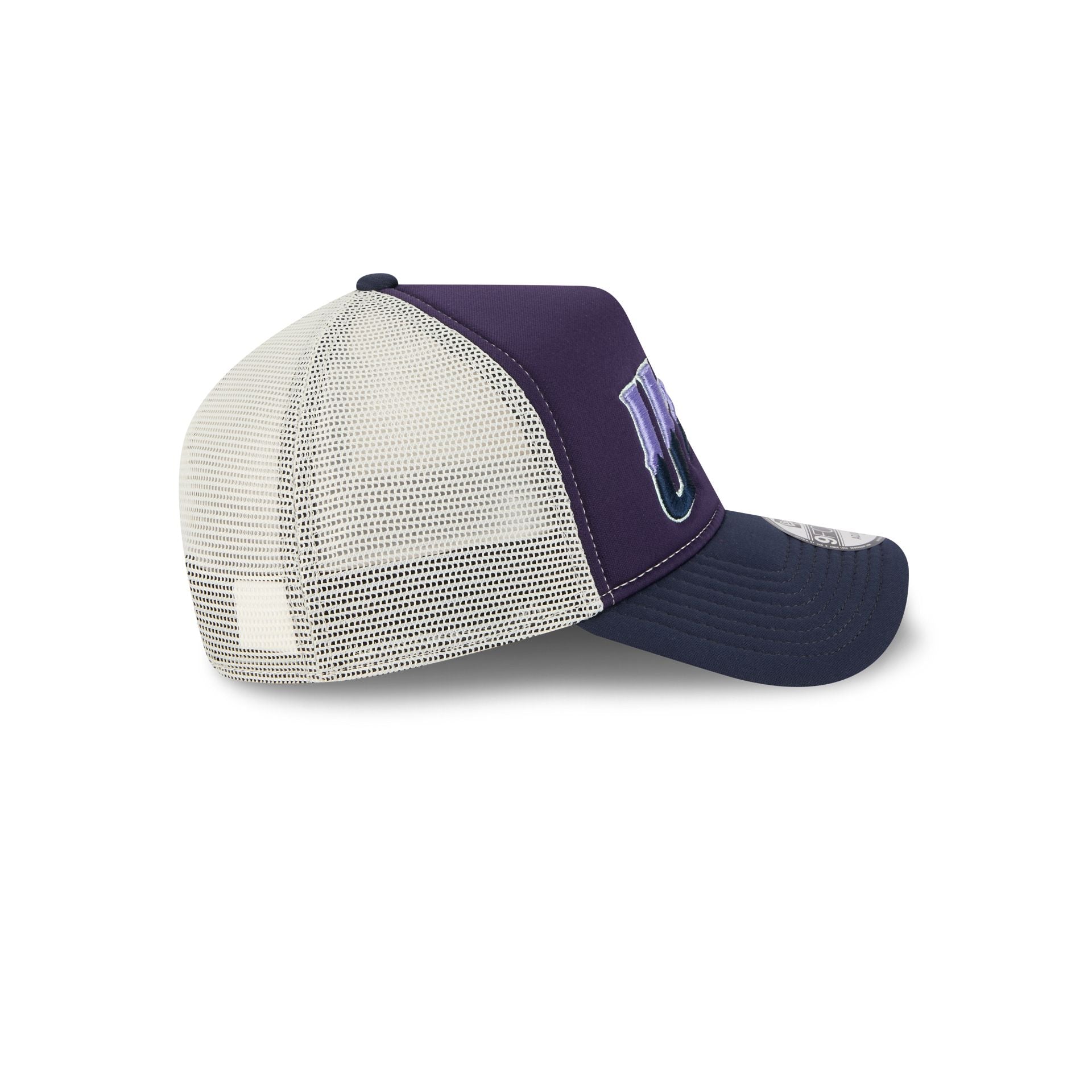 Utah Jazz Navy Purple 9FORTY A-Frame Trucker Hat - Image 5