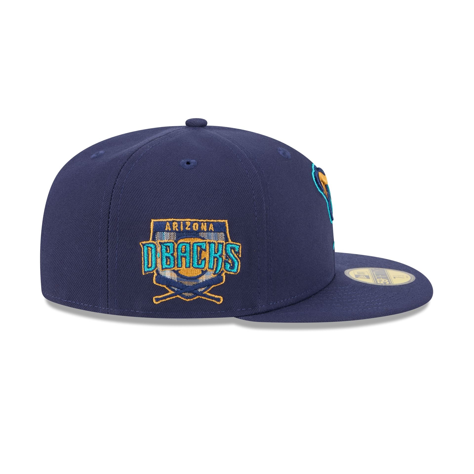 Arizona Diamondbacks Blue Tartan 59FIFTY Fitted Hat - Image 4