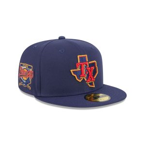 Texas Rangers Blue Tartan 59FIFTY Fitted Hat