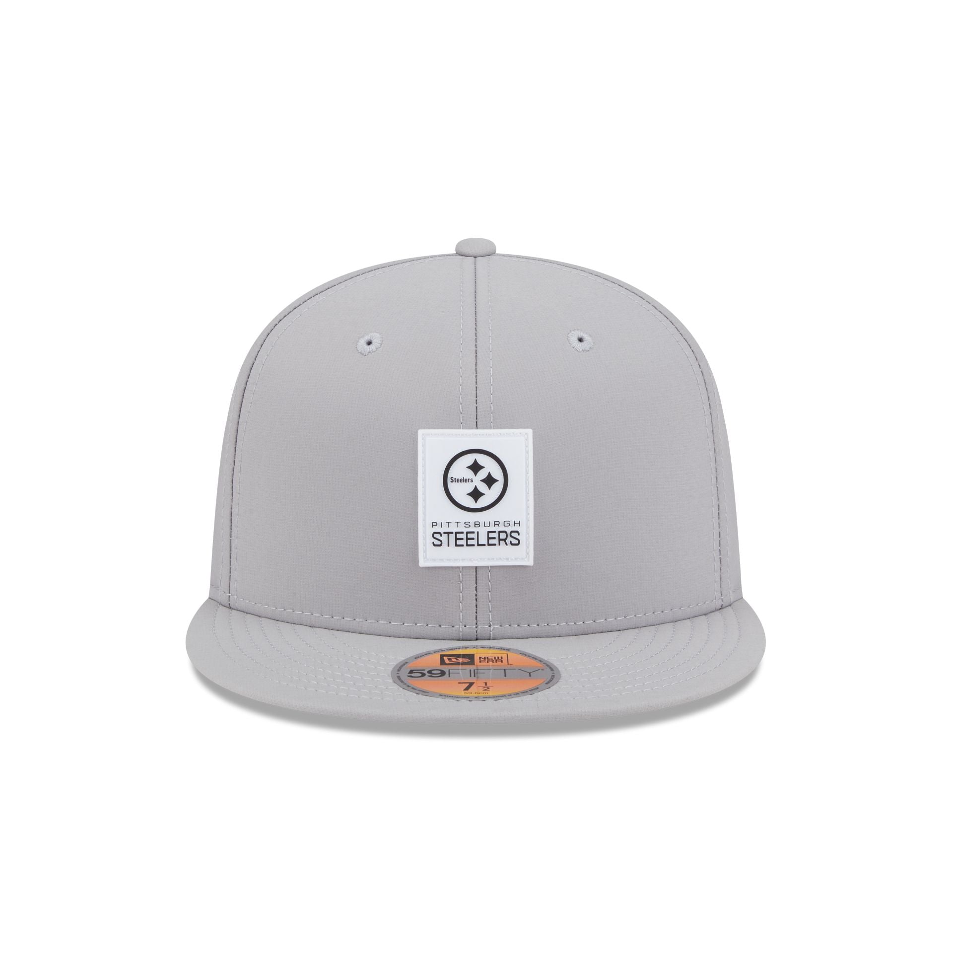 Pittsburgh Steelers 2025 Sideline Hot Weather Gray 59FIFTY Fitted Hat - Image 2
