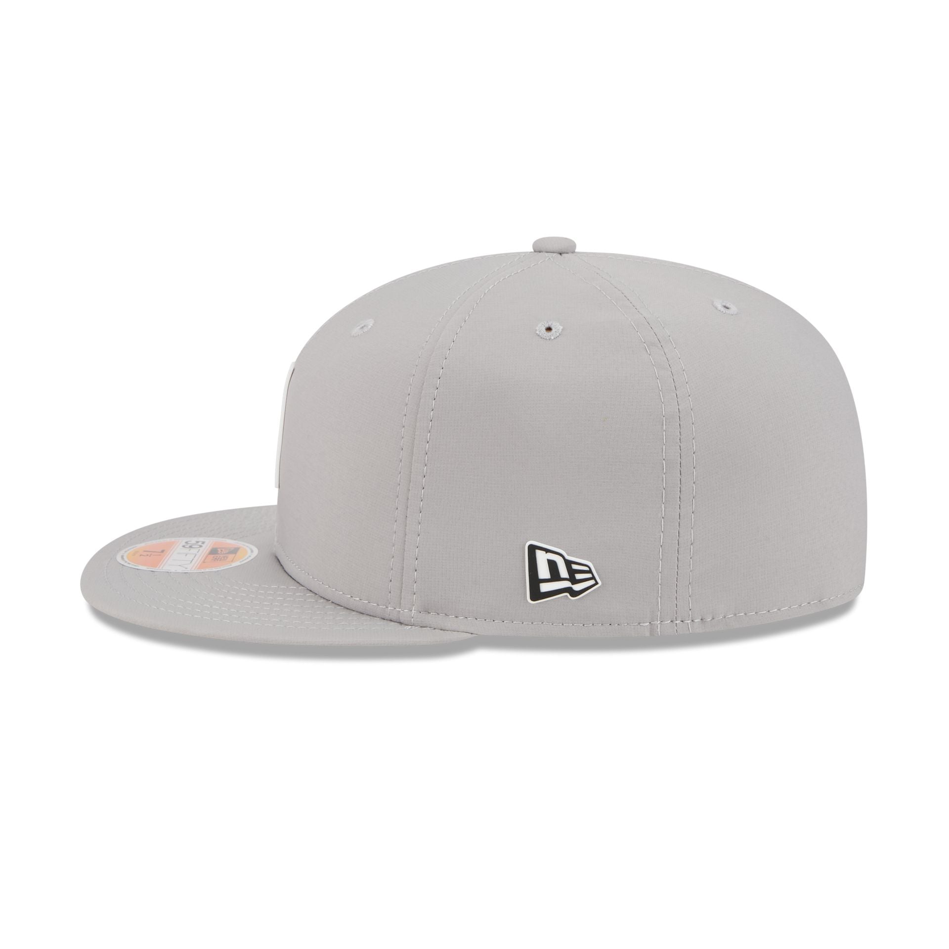 Las Vegas Raiders 2025 Sideline Hot Weather Gray 59FIFTY Fitted Hat - Image 4