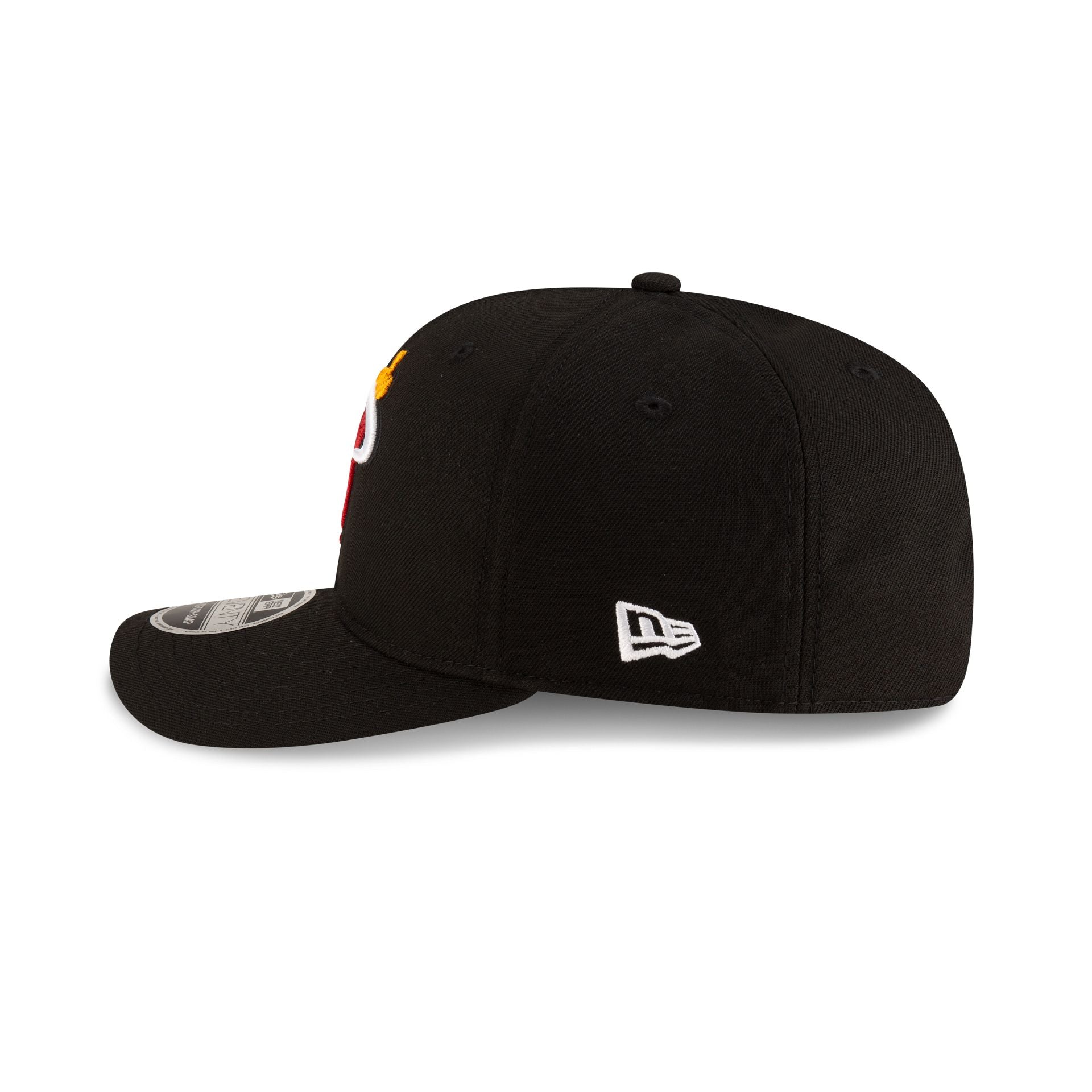 Miami Heat Team 9SEVENTY Stretch-Snap Hat - Image 4