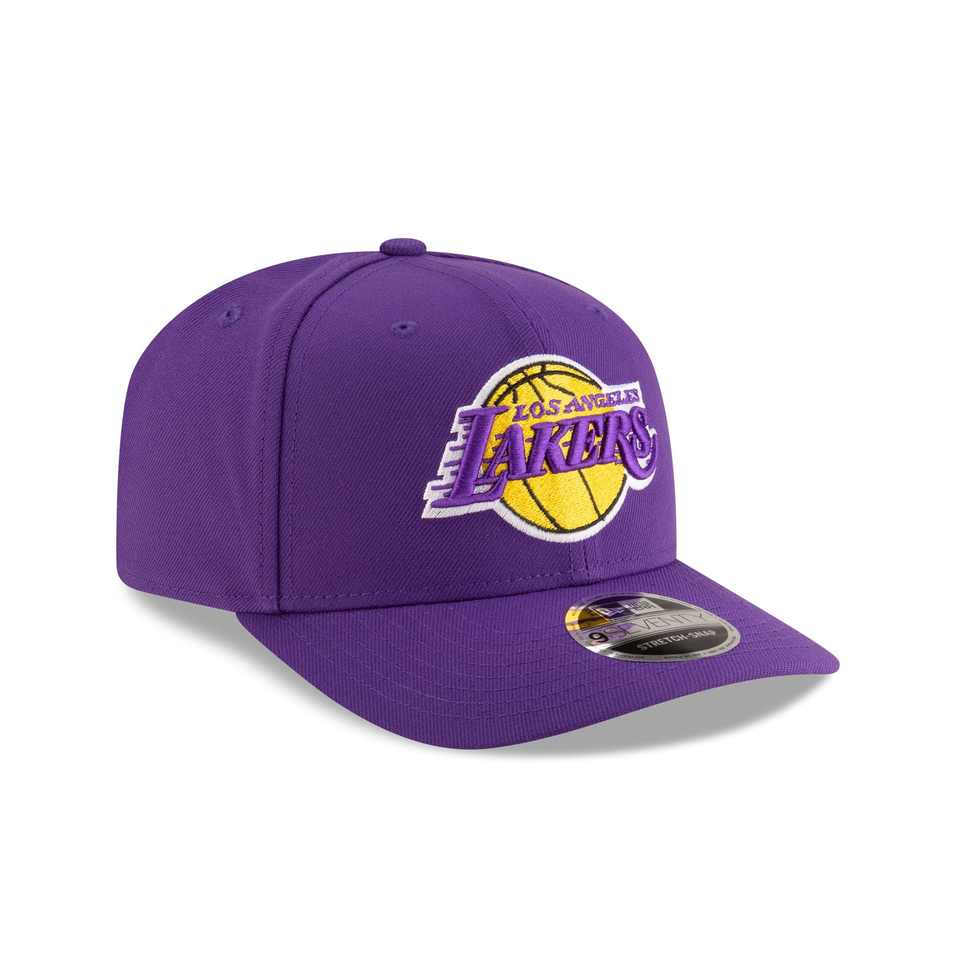 Los Angeles Lakers Team 9SEVENTY Stretch-Snap Hat - Image 5