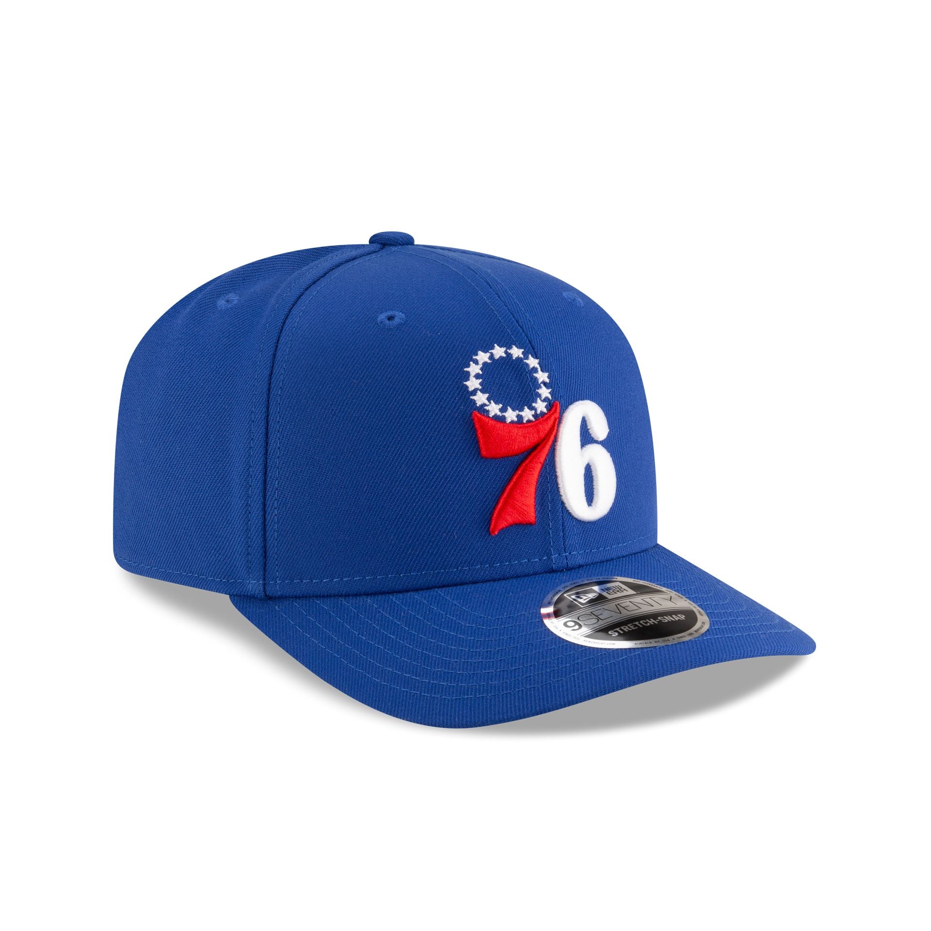 Philadelphia 76ers Team 9SEVENTY Stretch-Snap Hat - Image 3