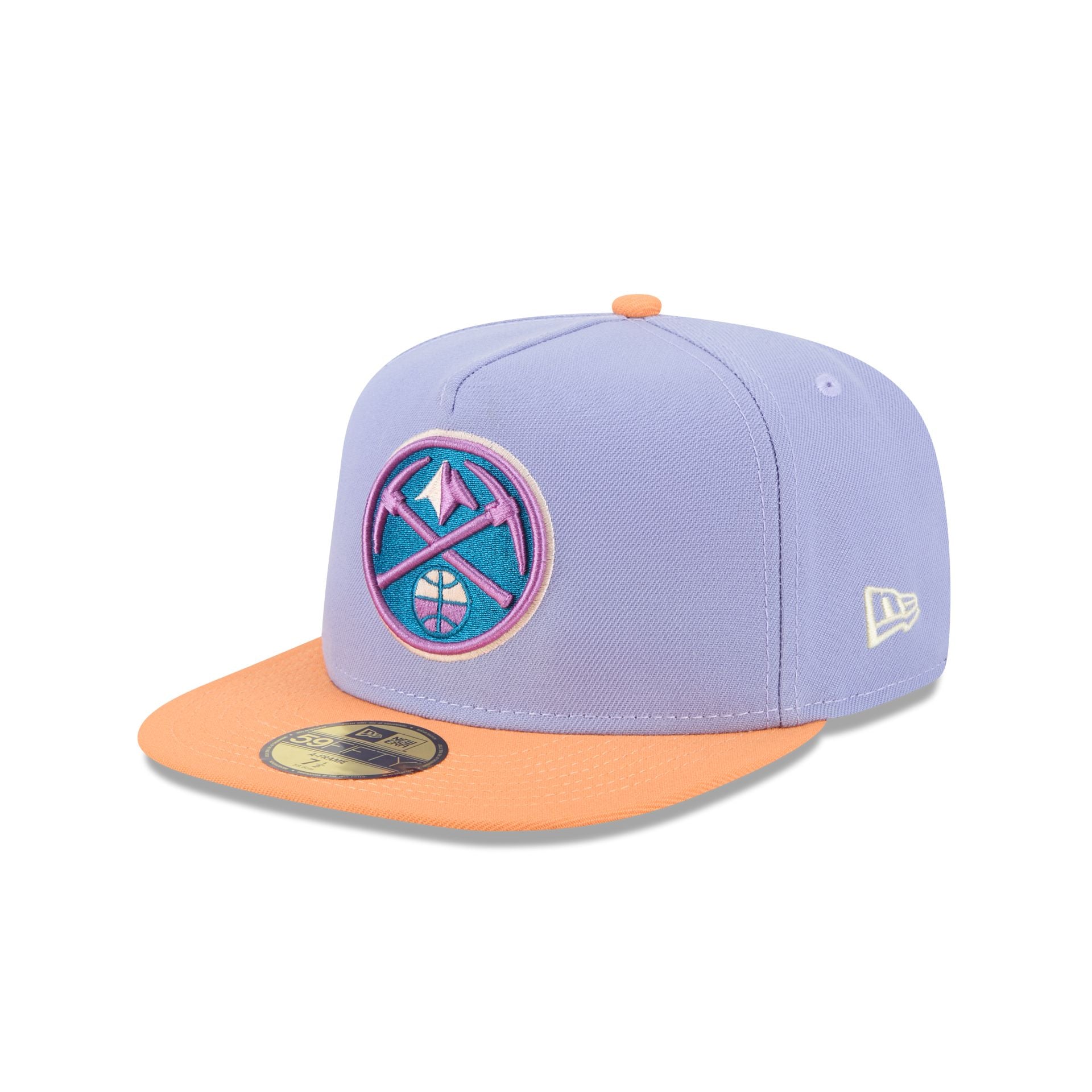 Denver Nuggets Lavender 59FIFTY A-Frame Fitted Hat - Image 3