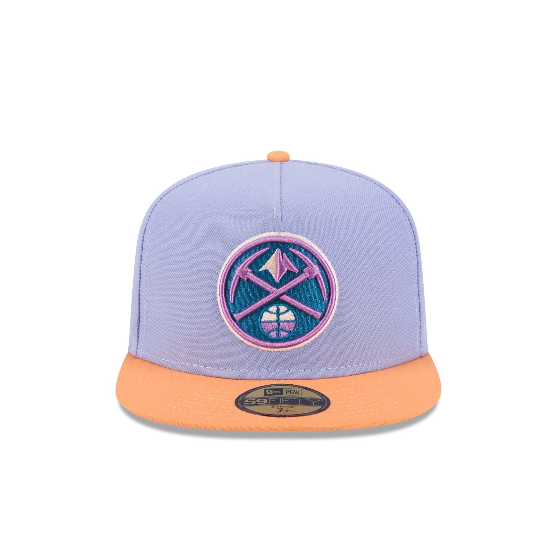 Denver Nuggets Lavender 59FIFTY A-Frame Fitted Hat - Image 2