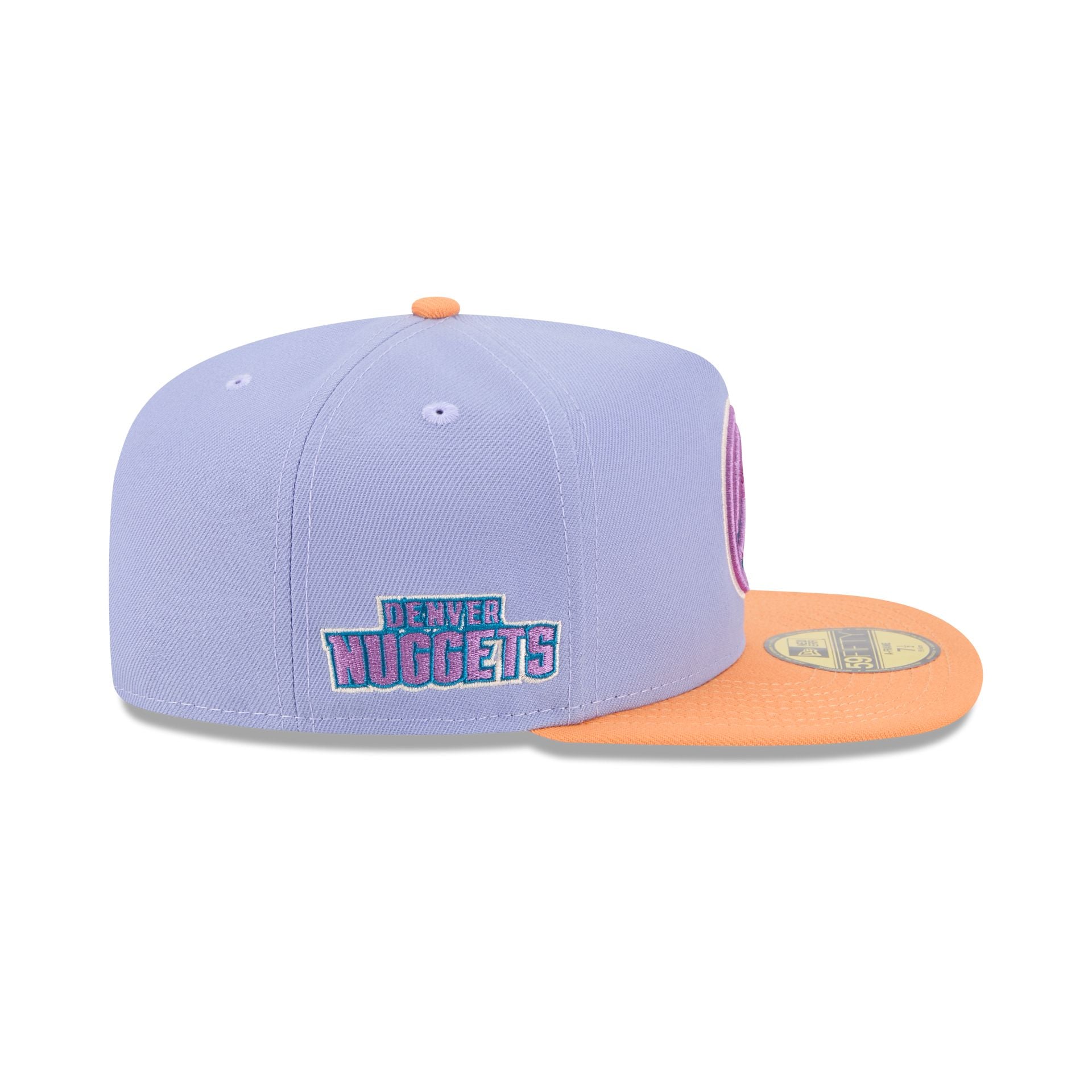 Denver Nuggets Lavender 59FIFTY A-Frame Fitted Hat - Image 4