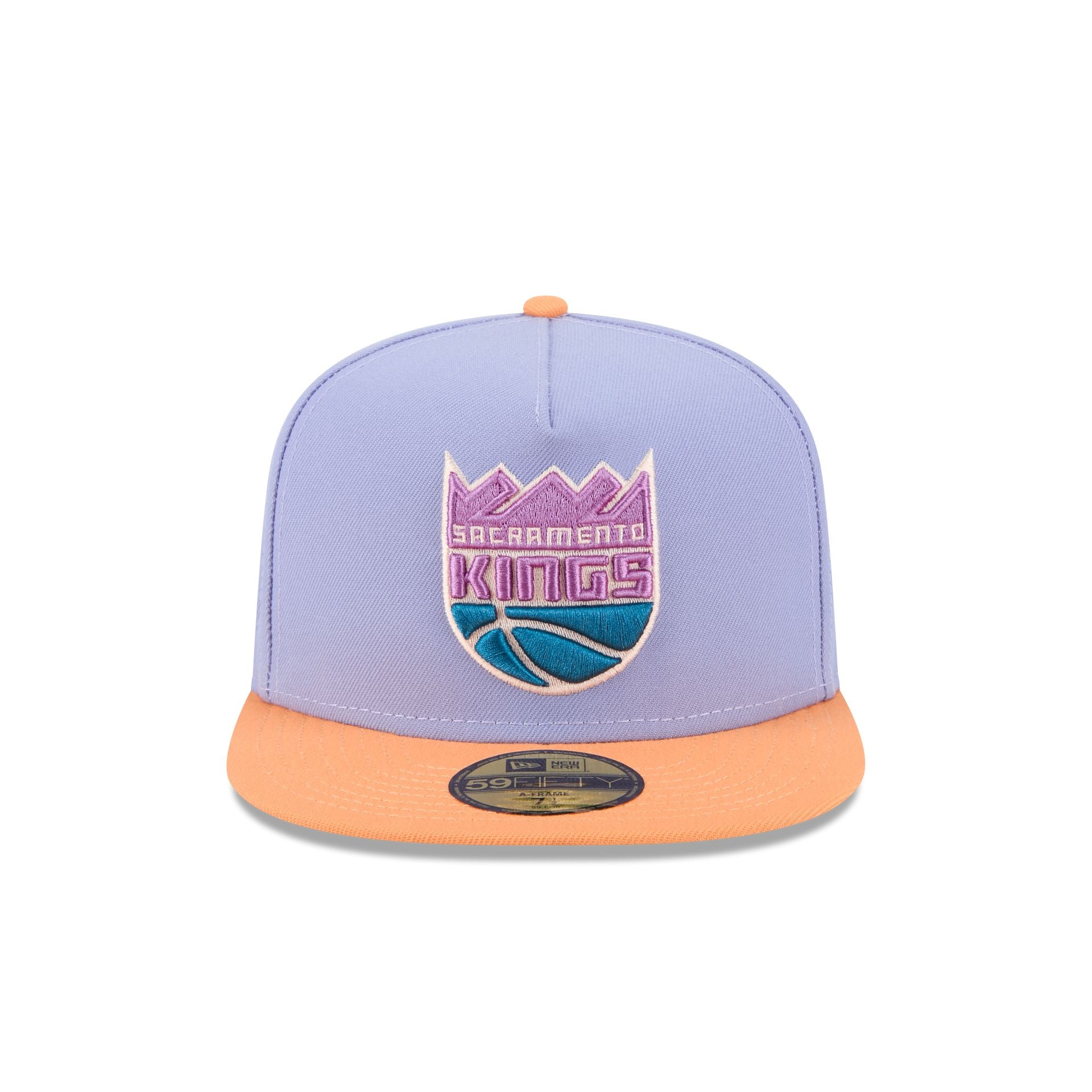 Sacramento Kings Lavender 59FIFTY A-Frame Fitted Hat - Image 2