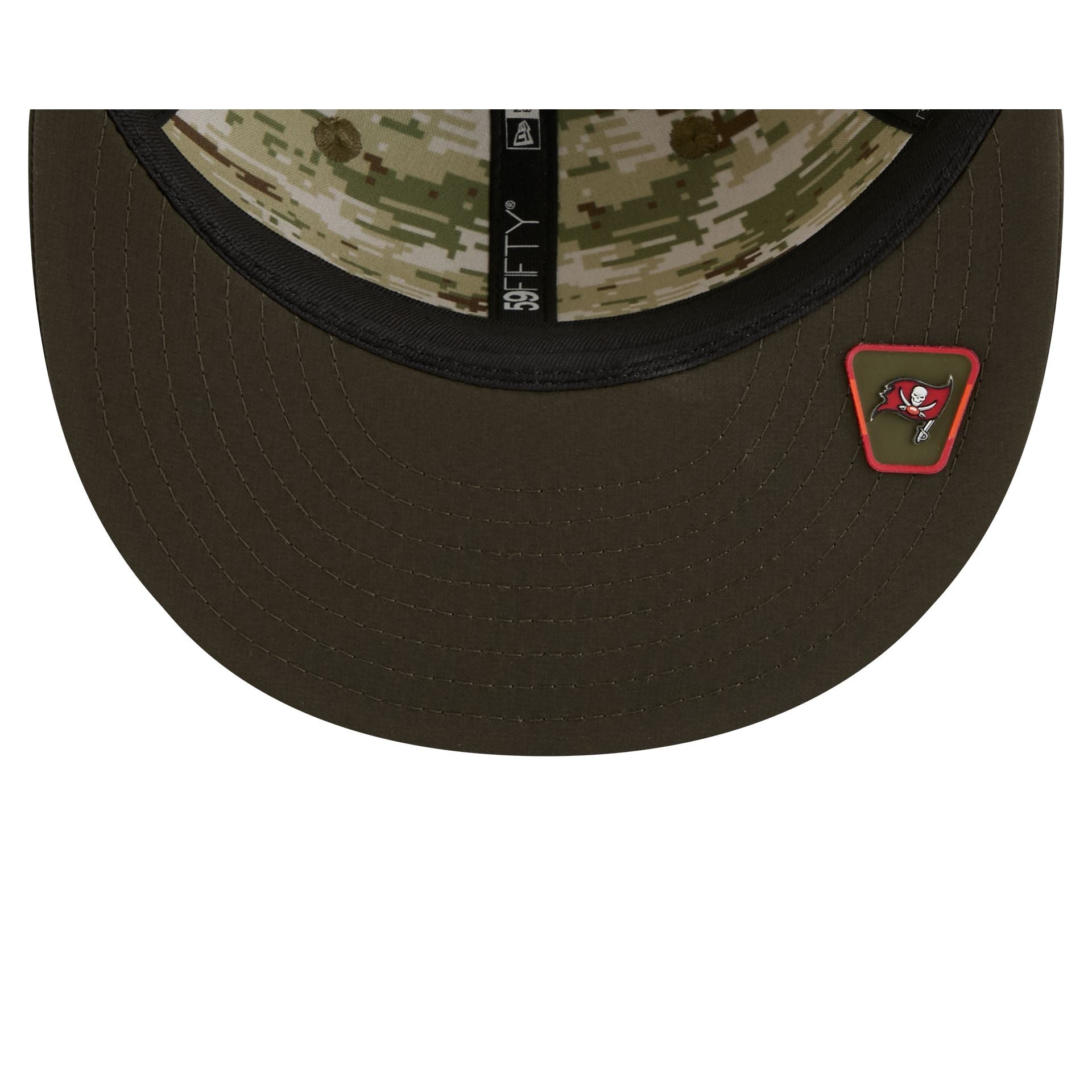 Tampa Bay Buccaneers 2025 Salute to Service 59FIFTY Fitted Hat - Image 7