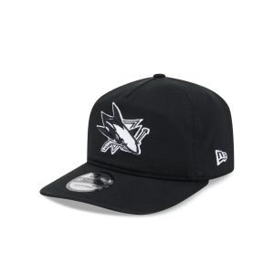 San Jose Sharks Black and White 19TWENTY Snapback Hat