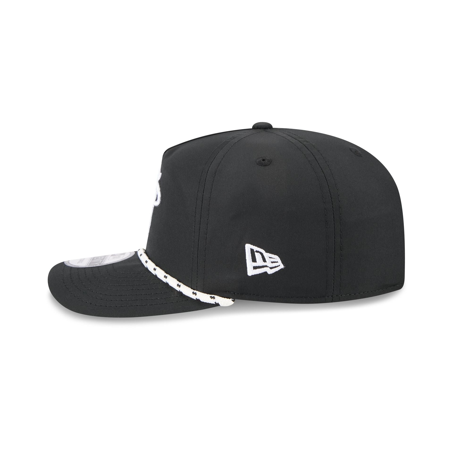 Miami Heat Black and White Rope 19TWENTY Snapback Hat - Image 4