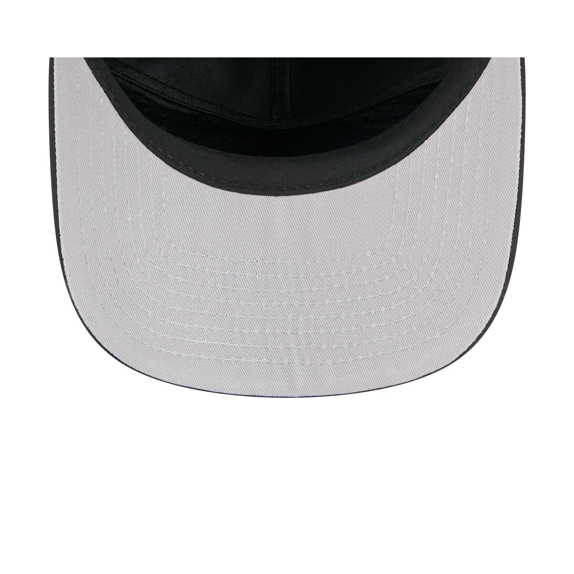 Chicago Blackhawks Black and White Rope 19TWENTY Snapback Hat - Image 7