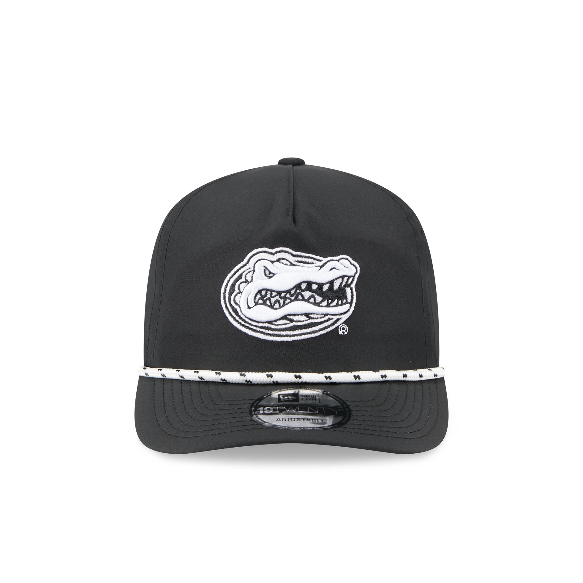 Florida Gators Black and White Rope 19TWENTY Snapback Hat - Image 2