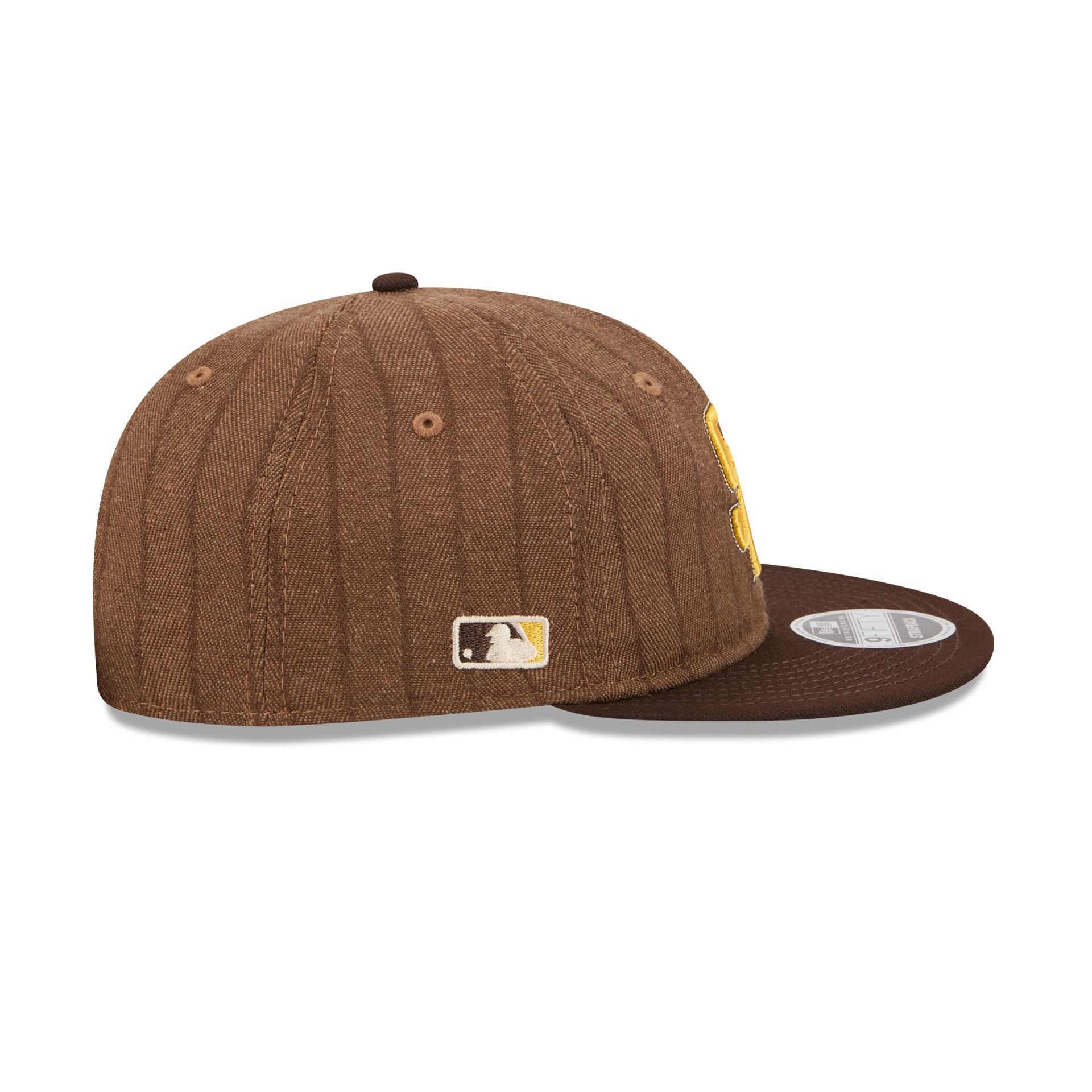 San Diego Padres Three Looms Wool Pinstripe Retro Crown 9FIFTY Adjustable Hat - Image 4