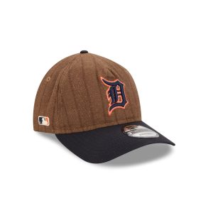 Detroit Tigers Three Looms Wool Pinstripe 9TWENTY A-Frame Adjustable Hat