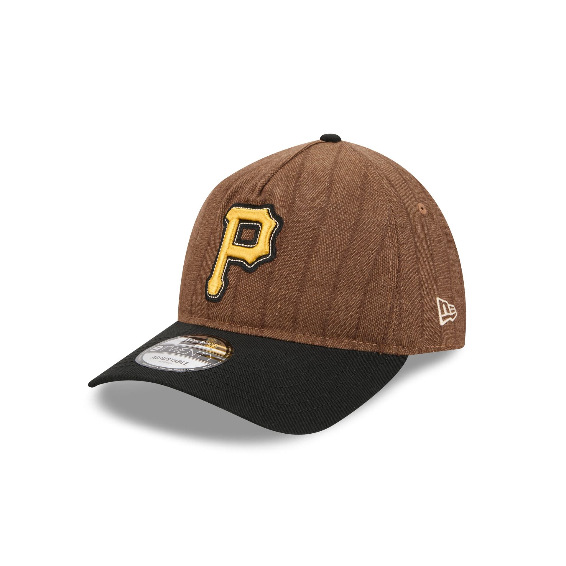 Pittsburgh Pirates Three Looms Wool Pinstripe 9TWENTY A-Frame Adjustable Hat - Image 3