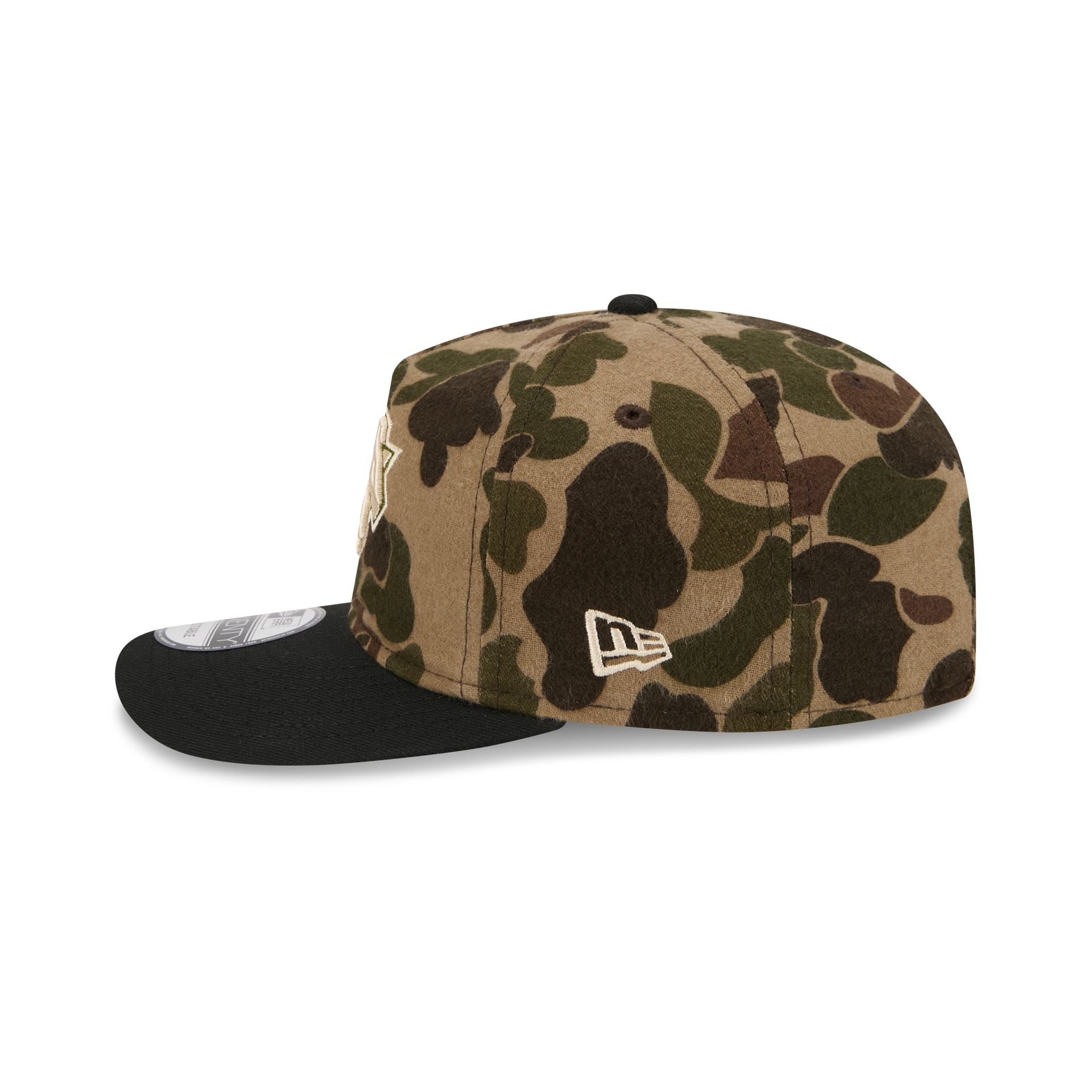 New York Knicks Three Looms Wool Duck Camo 19TWENTY Adjustable Hat - Image 4