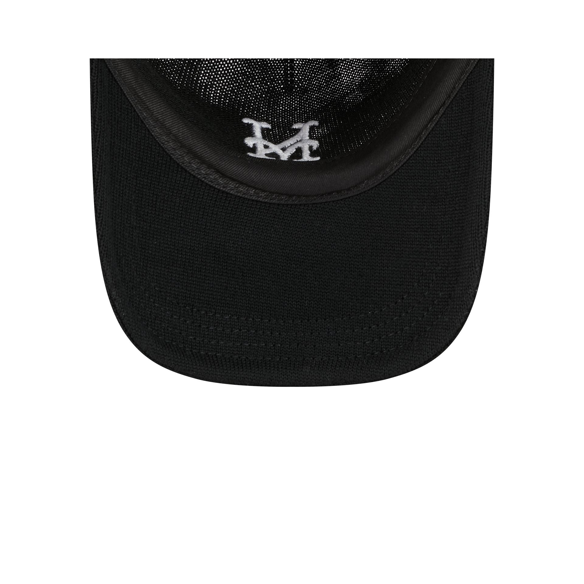 New York Mets Merino Wool Black 9TWENTY Adjustable Hat - Image 7