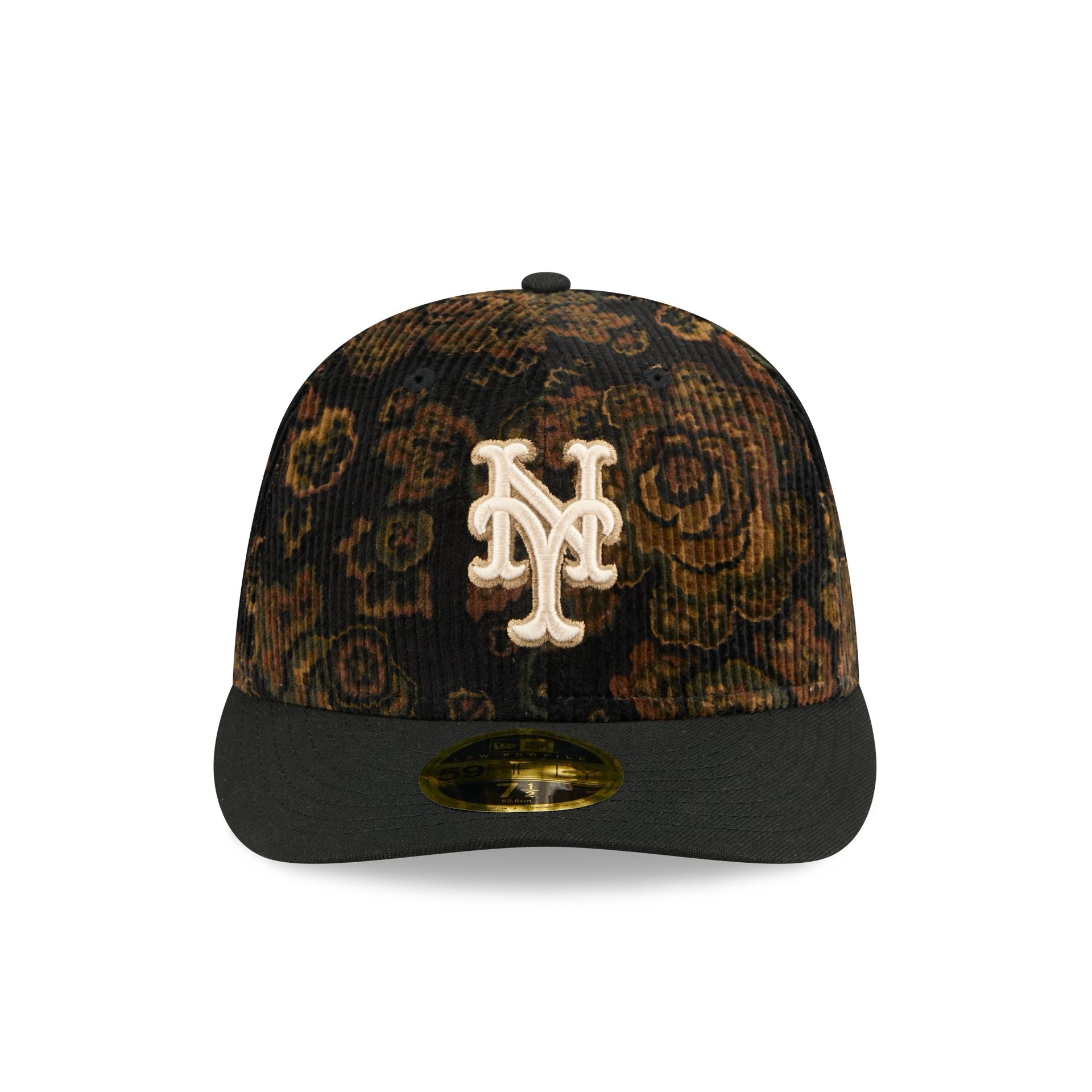 New York Mets Three Looms Floral Cord Low Profile 59FIFTY Fitted Hat - Image 2