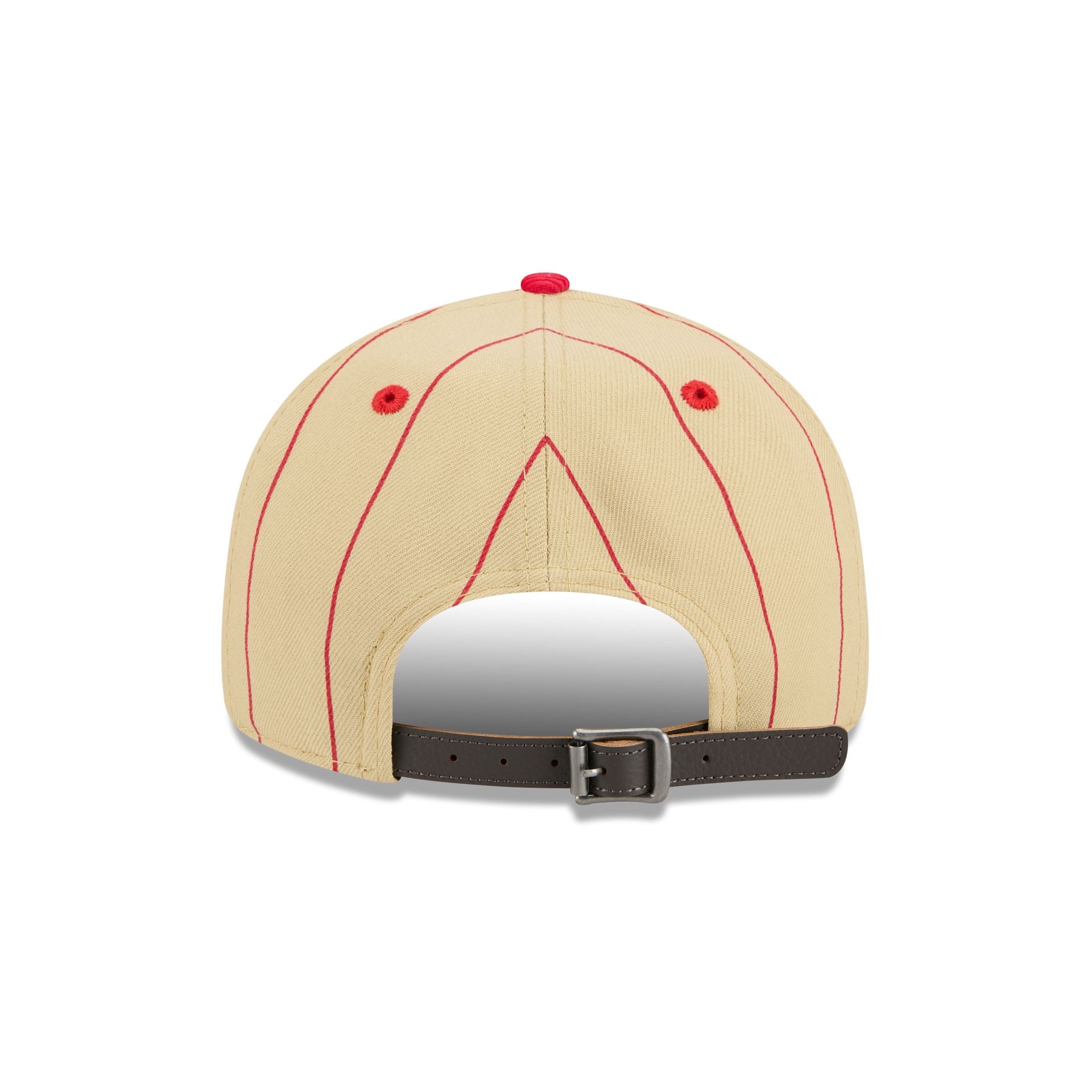 Houston Rockets Pinstripe Script Retro Crown 9FIFTY Adjustable Hat - Image 6