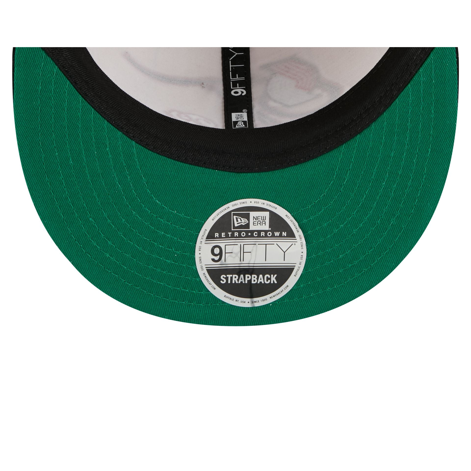 Portland Trail Blazers Pinstripe Script Retro Crown 9FIFTY Adjustable Hat - Image 7