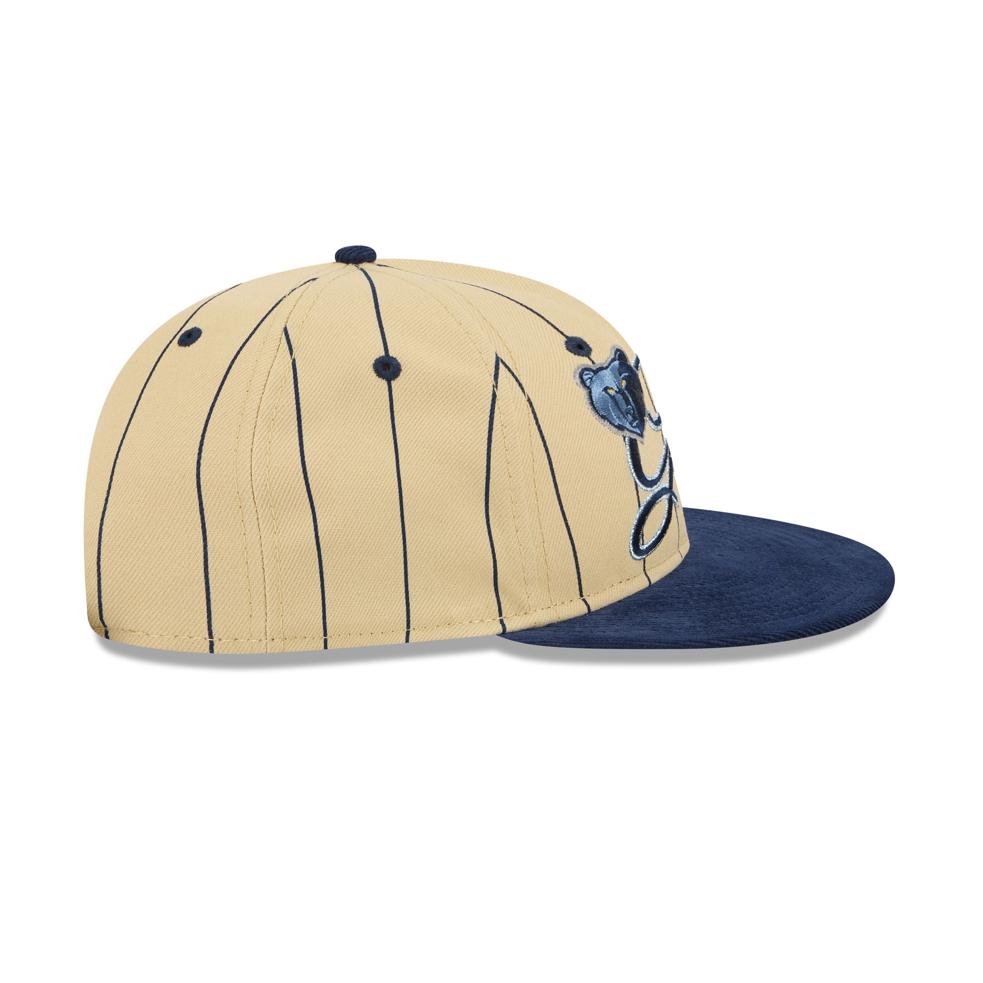 Memphis Grizzlies Pinstripe Script Retro Crown 9FIFTY Adjustable Hat - Image 5