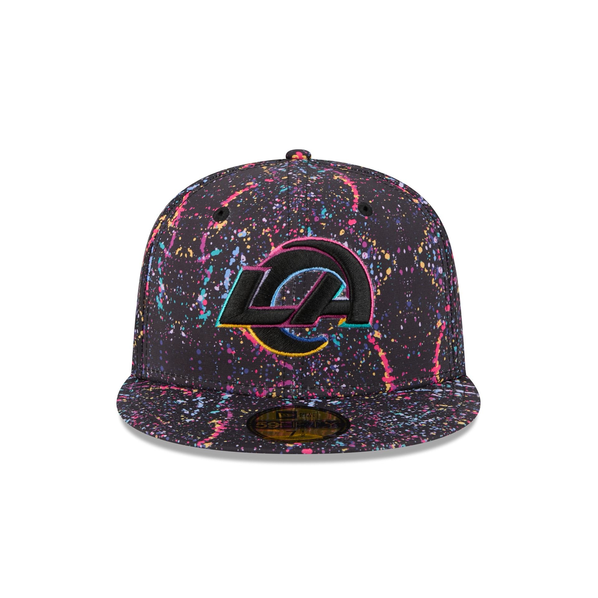 Los Angeles Rams 2025 Crucial Catch 59FIFTY Fitted Hat - Image 2