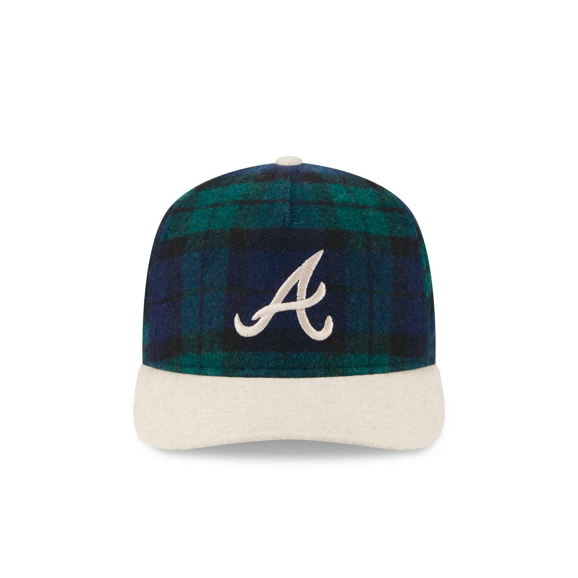 Atlanta Braves Plaid Letterman 19TWENTY Adjustable Hat - Image 2