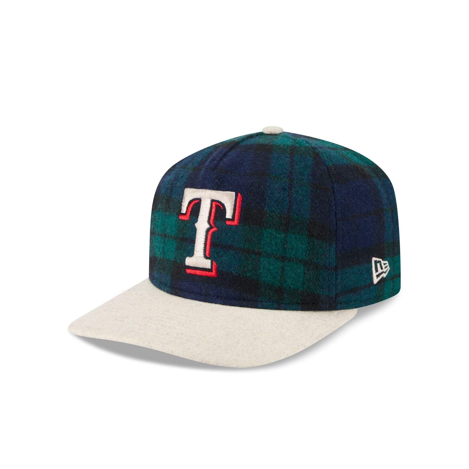 Texas Rangers Plaid Letterman 19TWENTY Adjustable Hat - Image 3