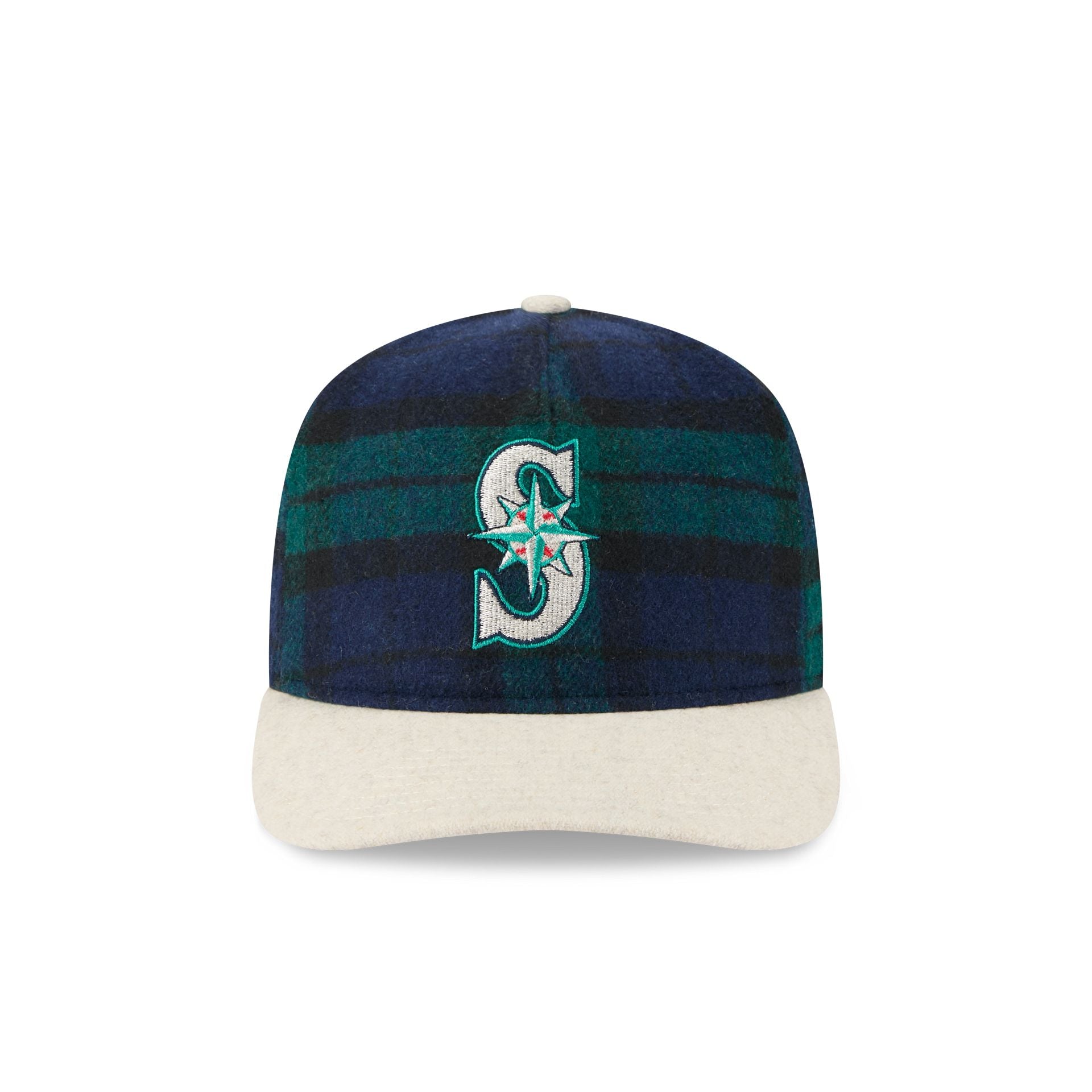 Seattle Mariners Plaid Letterman 19TWENTY Adjustable Hat - Image 2