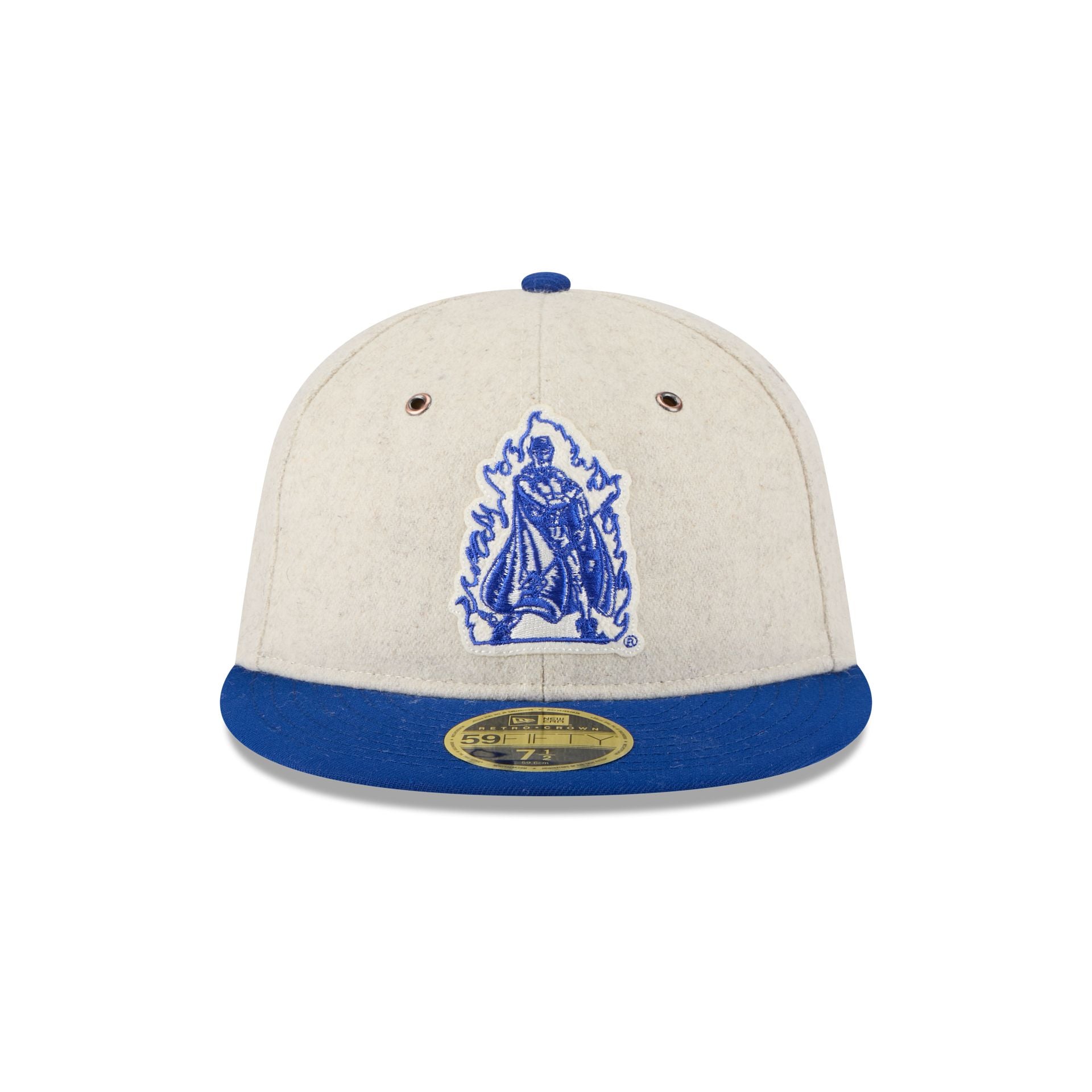 Duke Blue Devils College Vault Wool Letterman Retro Crown 59FIFTY Fitted Hat - Image 2