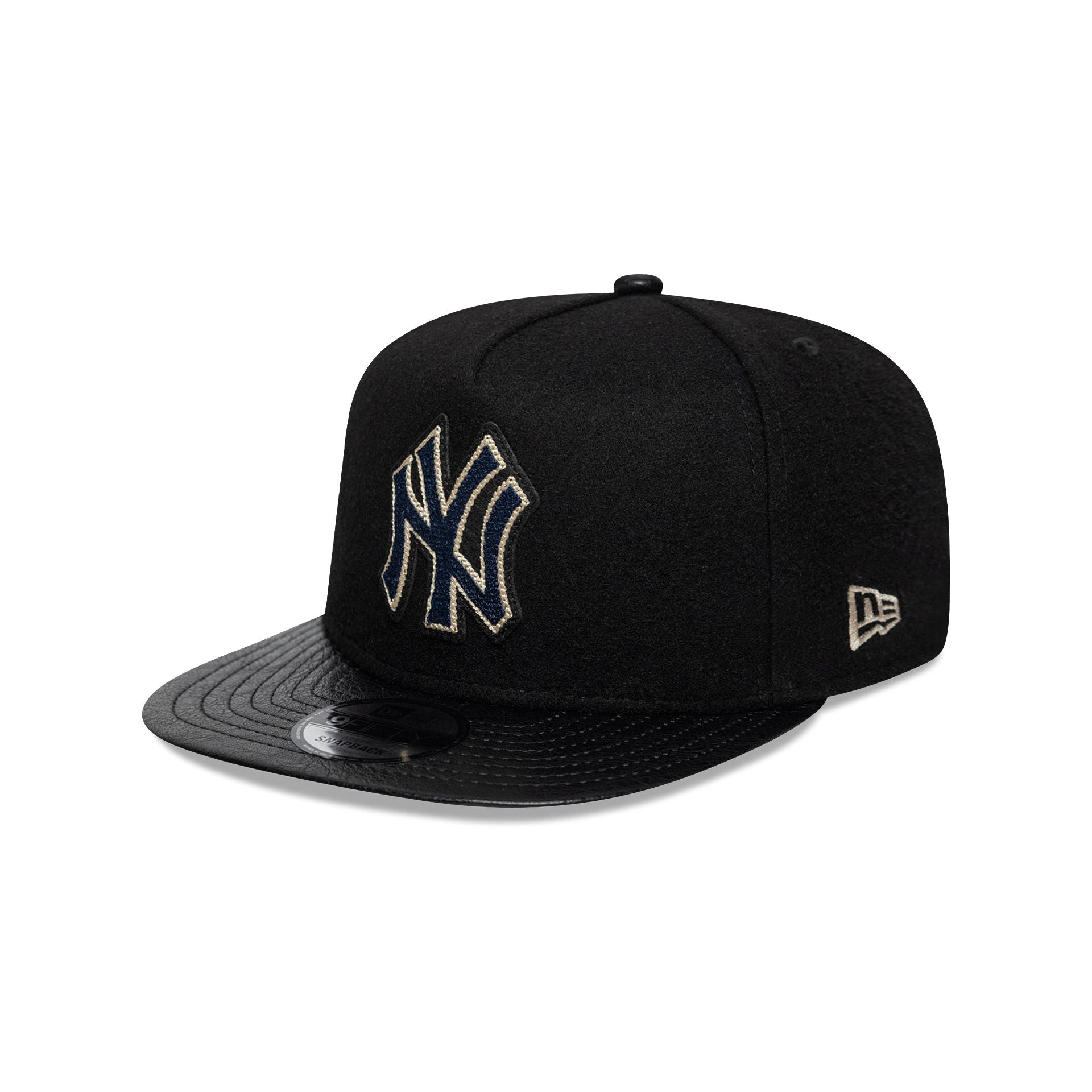 New York Yankees Wool Letterman 9FIFTY A-Frame Snapback Hat - Image 3