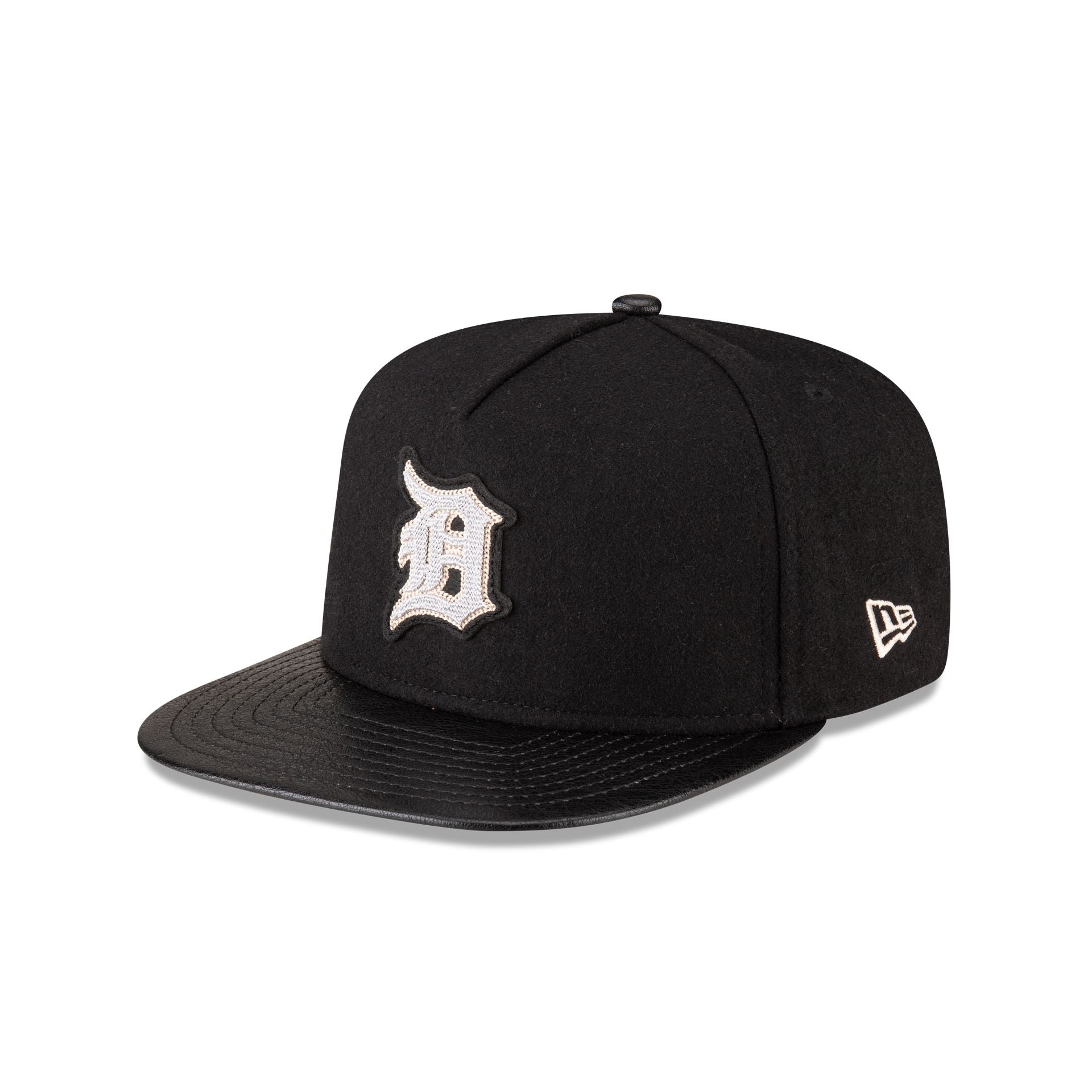 Detroit Tigers Wool Letterman 9FIFTY A-Frame Snapback Hat - Image 3