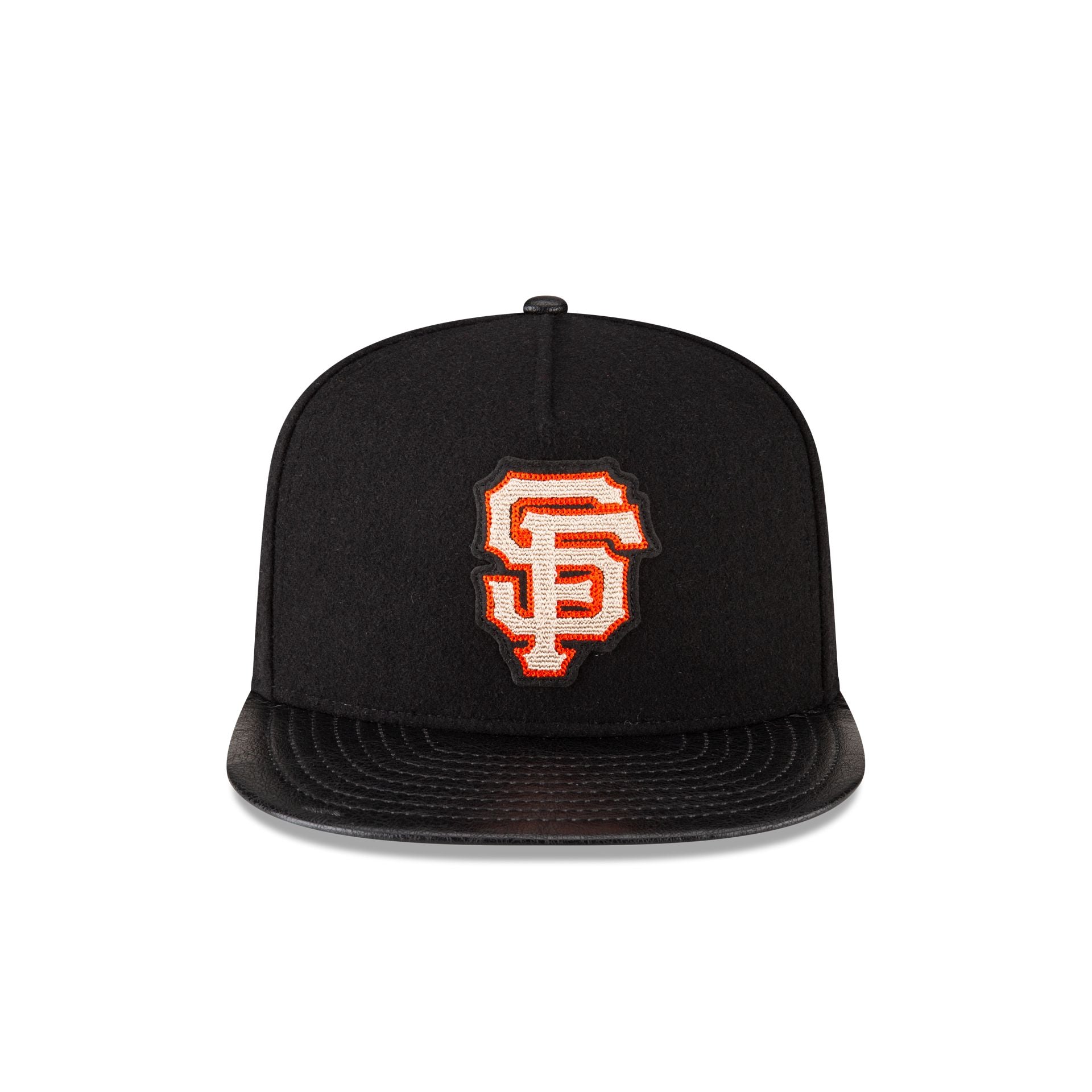 San Francisco Giants Wool Letterman 9FIFTY A-Frame Snapback Hat - Image 2