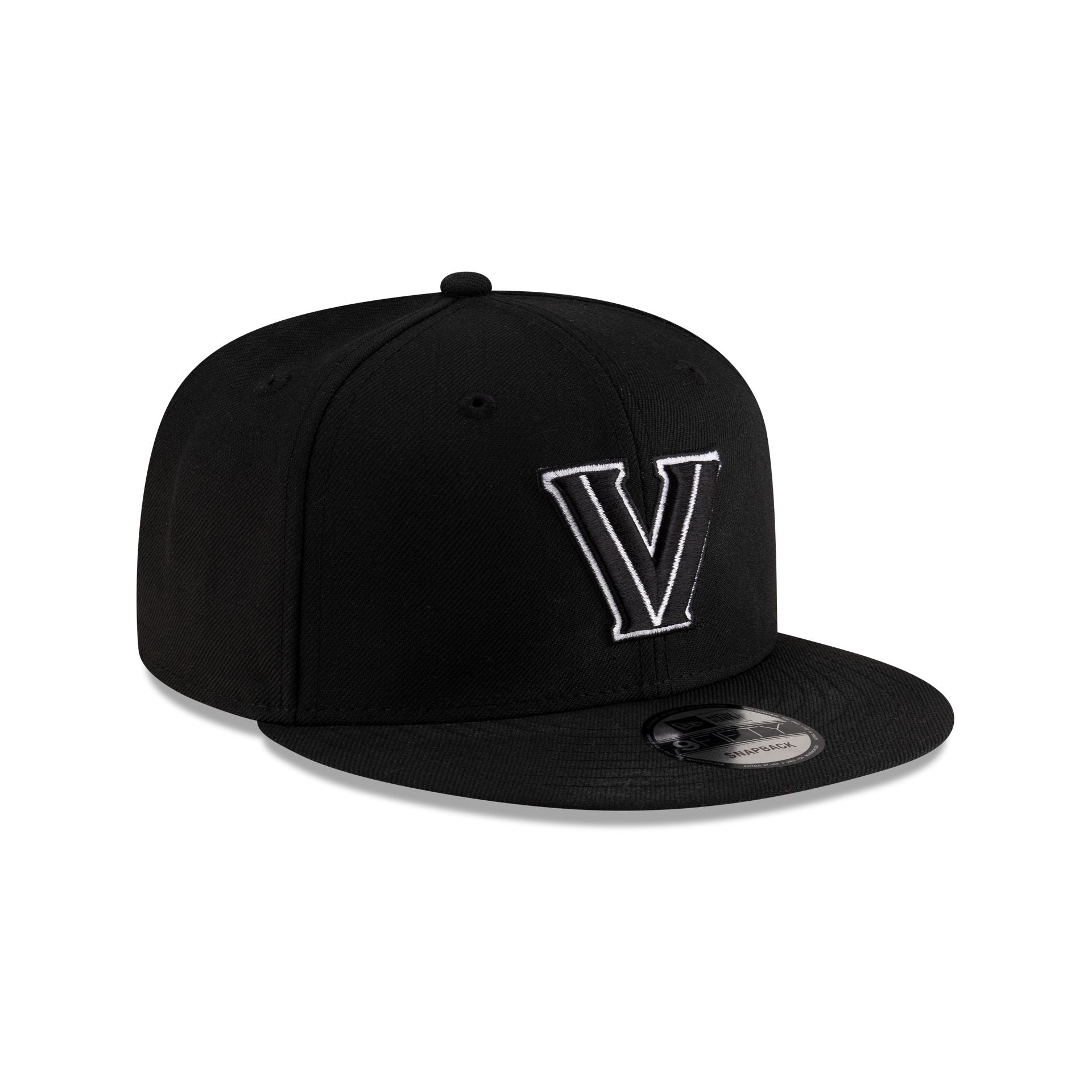 Villanova Wildcats Black & White 9FIFTY Snapback Hat - Image 3