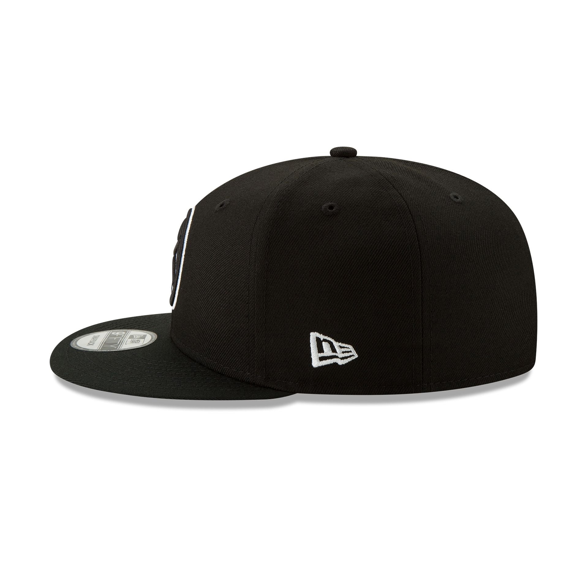 Denver Nuggets Basic Black & White 9FIFTY Snapback Hat - Image 4