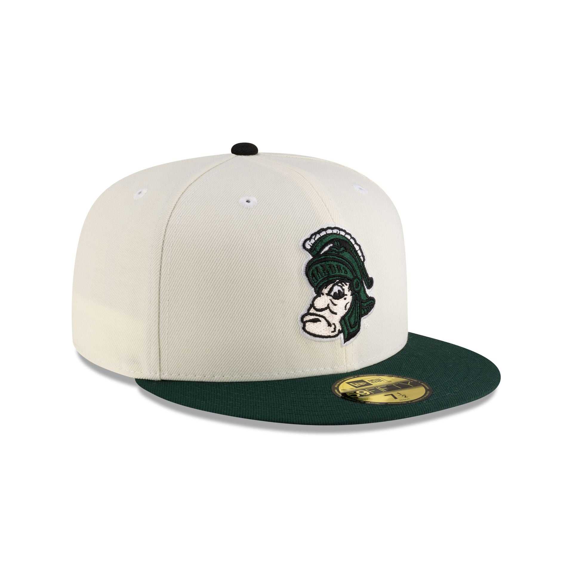 Michigan State Spartans College Vault Chrome Green 59FIFTY Fitted - Image 3