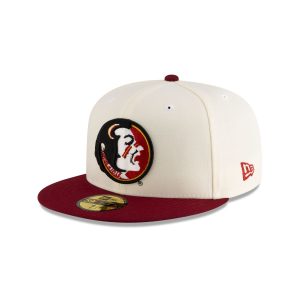 Florida State Seminoles College Vault Chrome Cardinal 59FIFTY Fitted