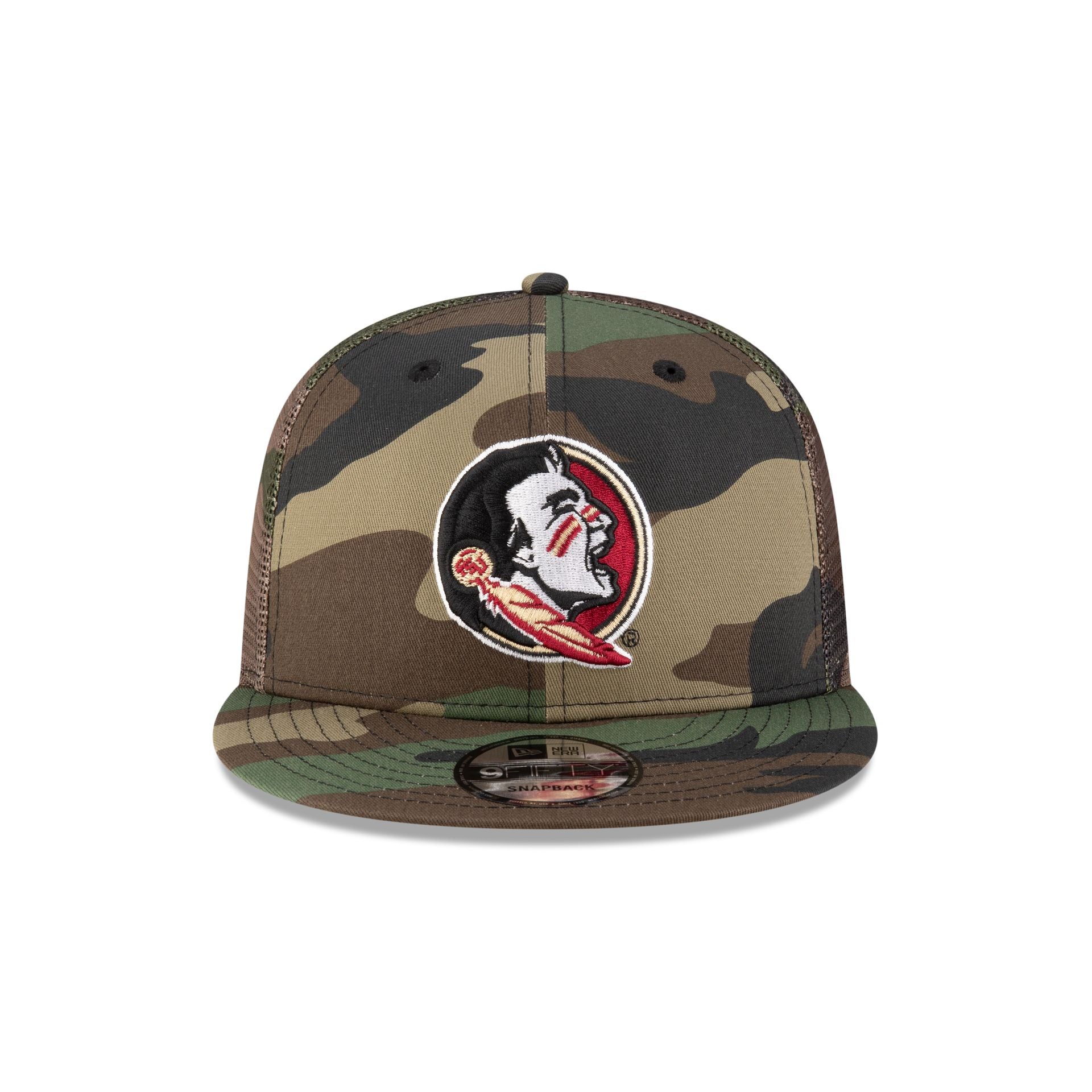 Florida State Seminoles Camo 9FIFTY Trucker Hat - Image 2