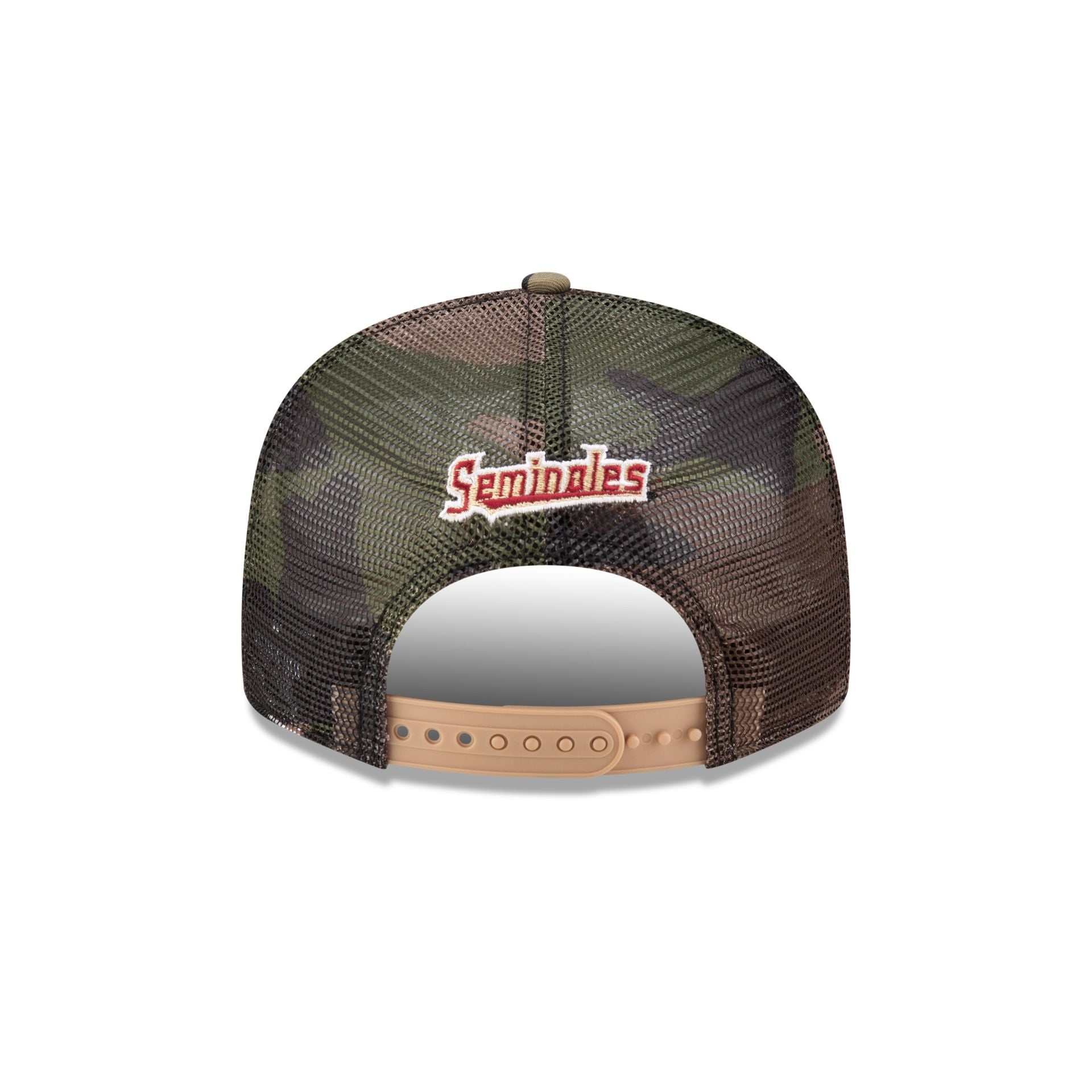 Florida State Seminoles Camo 9FIFTY Trucker Hat - Image 6