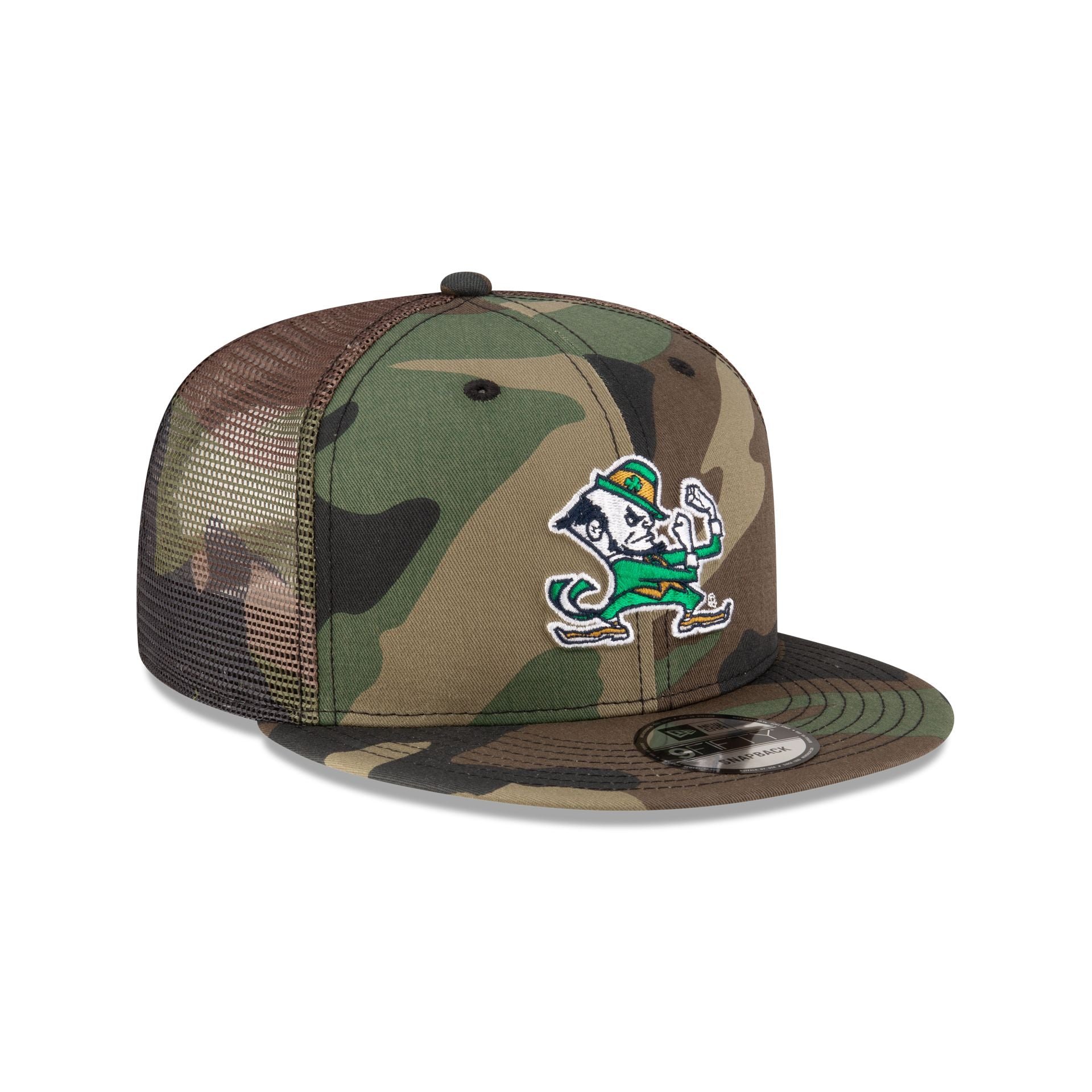 Notre Dame Fighting Irish Camo 9FIFTY Trucker Hat - Image 3
