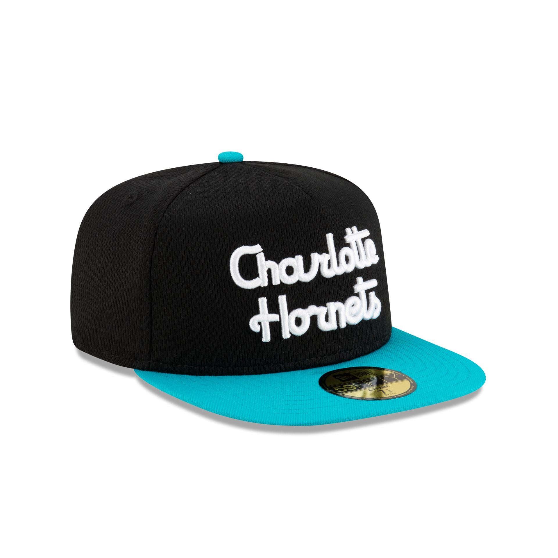 Charlotte Hornets Dashmark Mesh 59FIFTY A-Frame Fitted Hat - Image 3