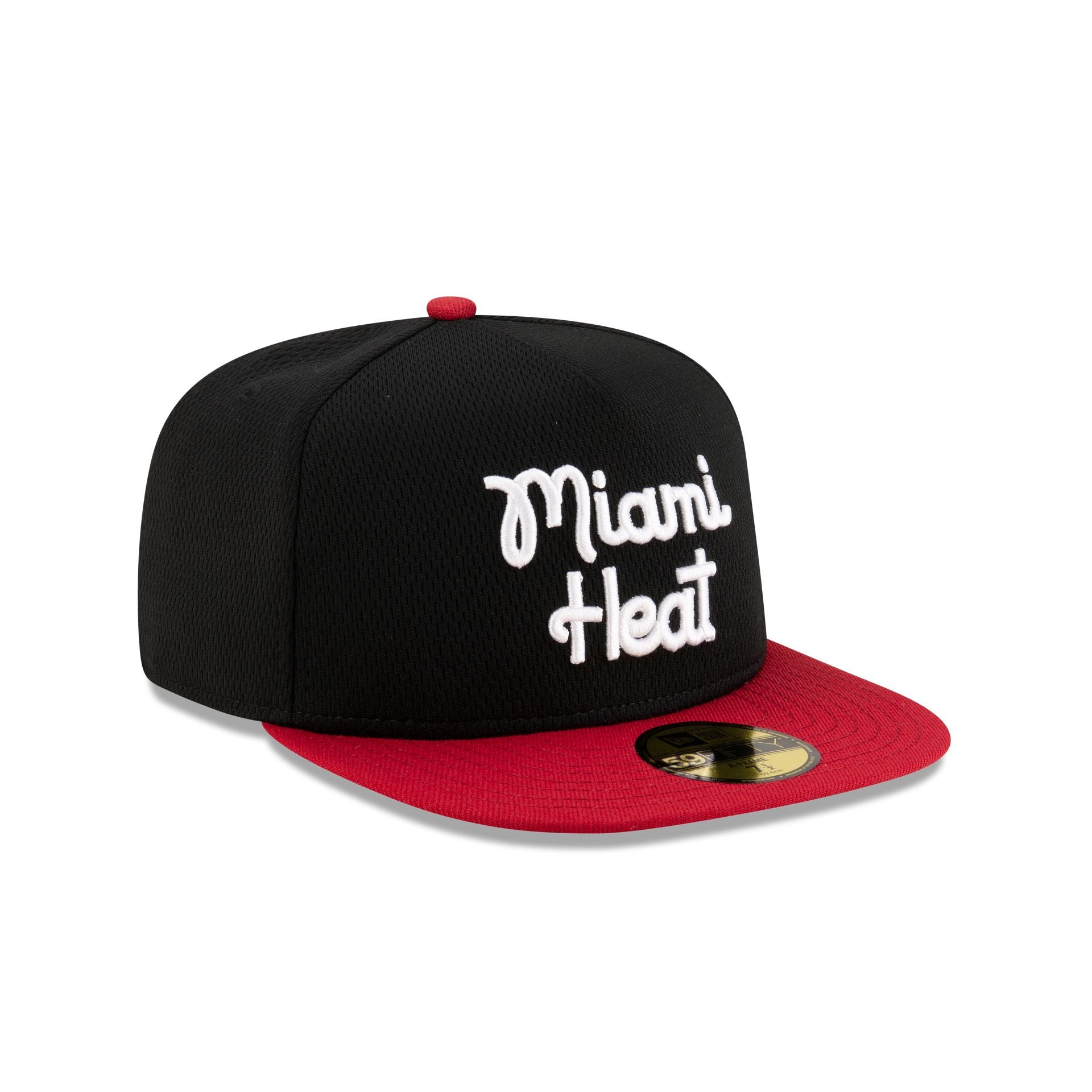Miami Heat Dashmark Mesh 59FIFTY A-Frame Fitted Hat - Image 3
