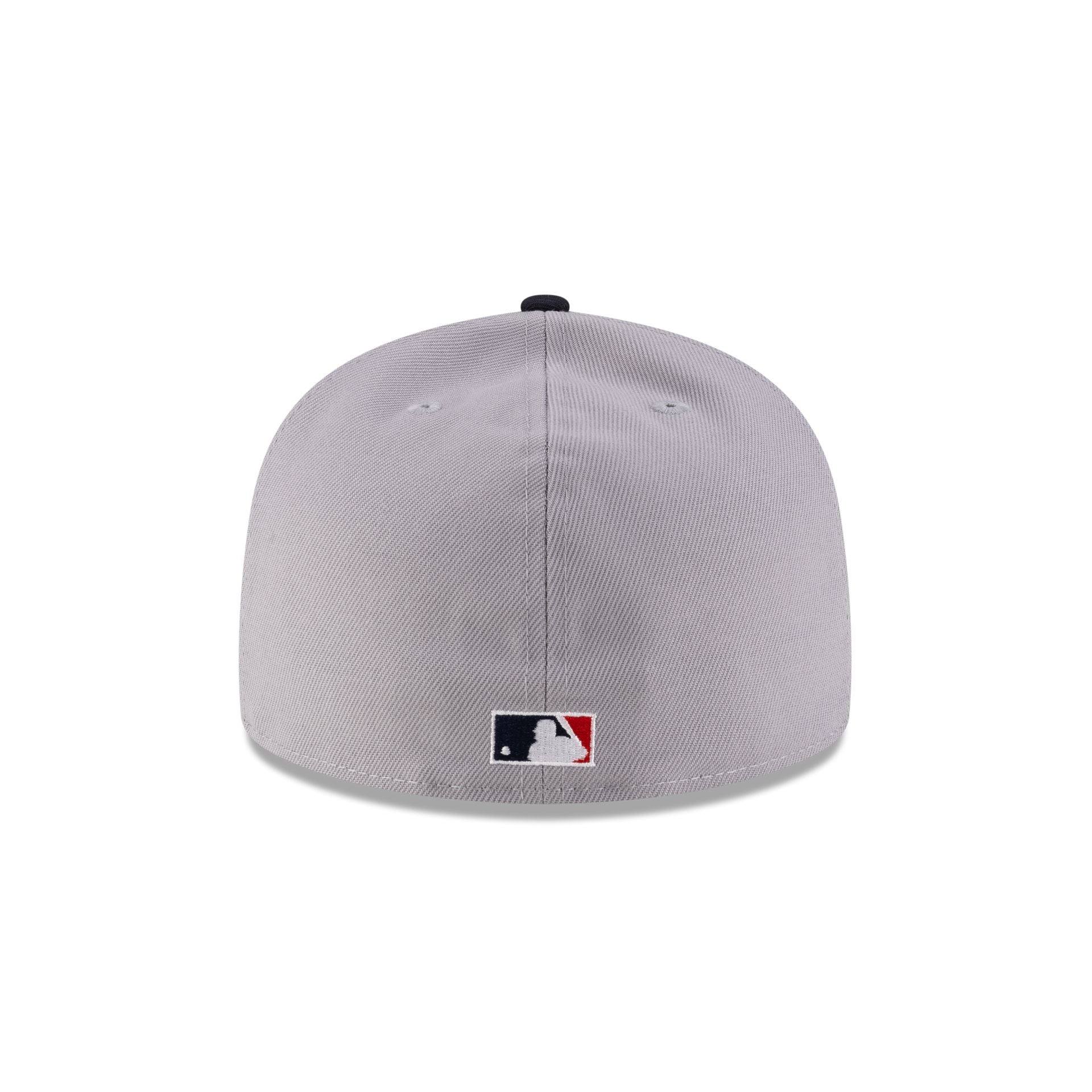 Just Caps League Sidepatch Gray Atlanta Braves 59FIFTY A-Frame Fitted Hat - Image 6
