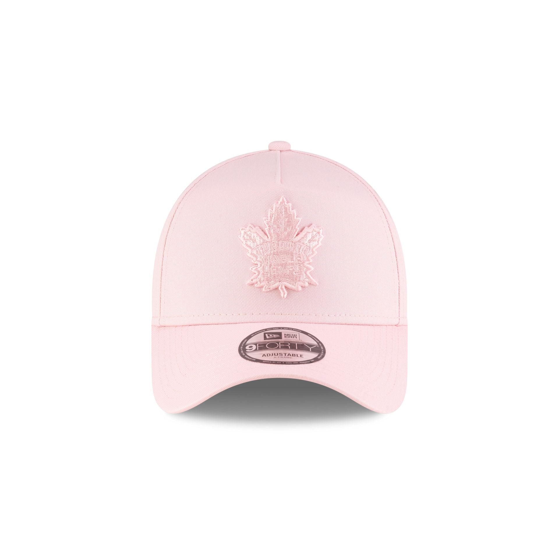 Toronto Maple Leafs Pink 9FORTY A-Frame Snapback Hat - Image 2
