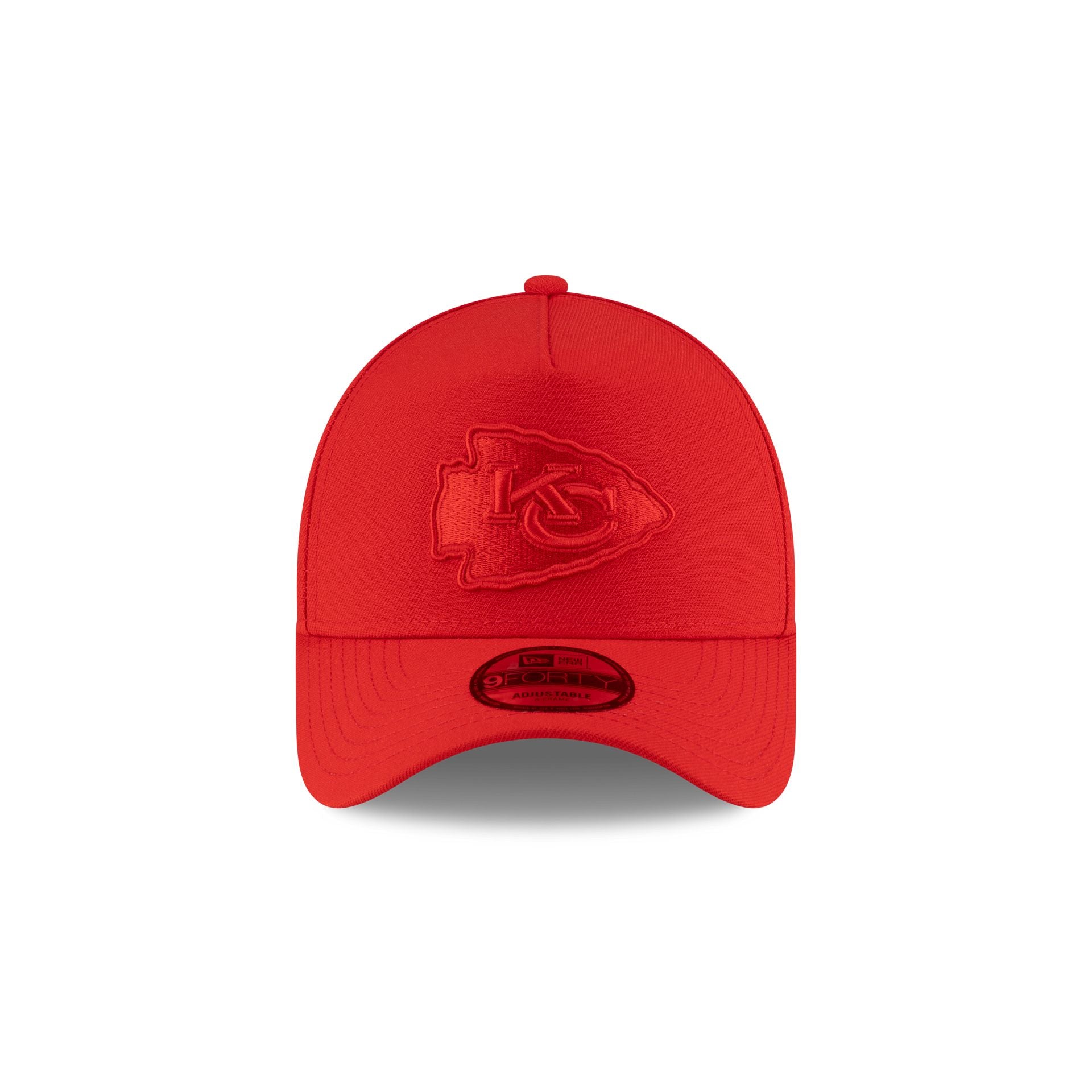 Kansas City Chiefs Front Door Red 9FORTY A-Frame Snapback Hat - Image 2